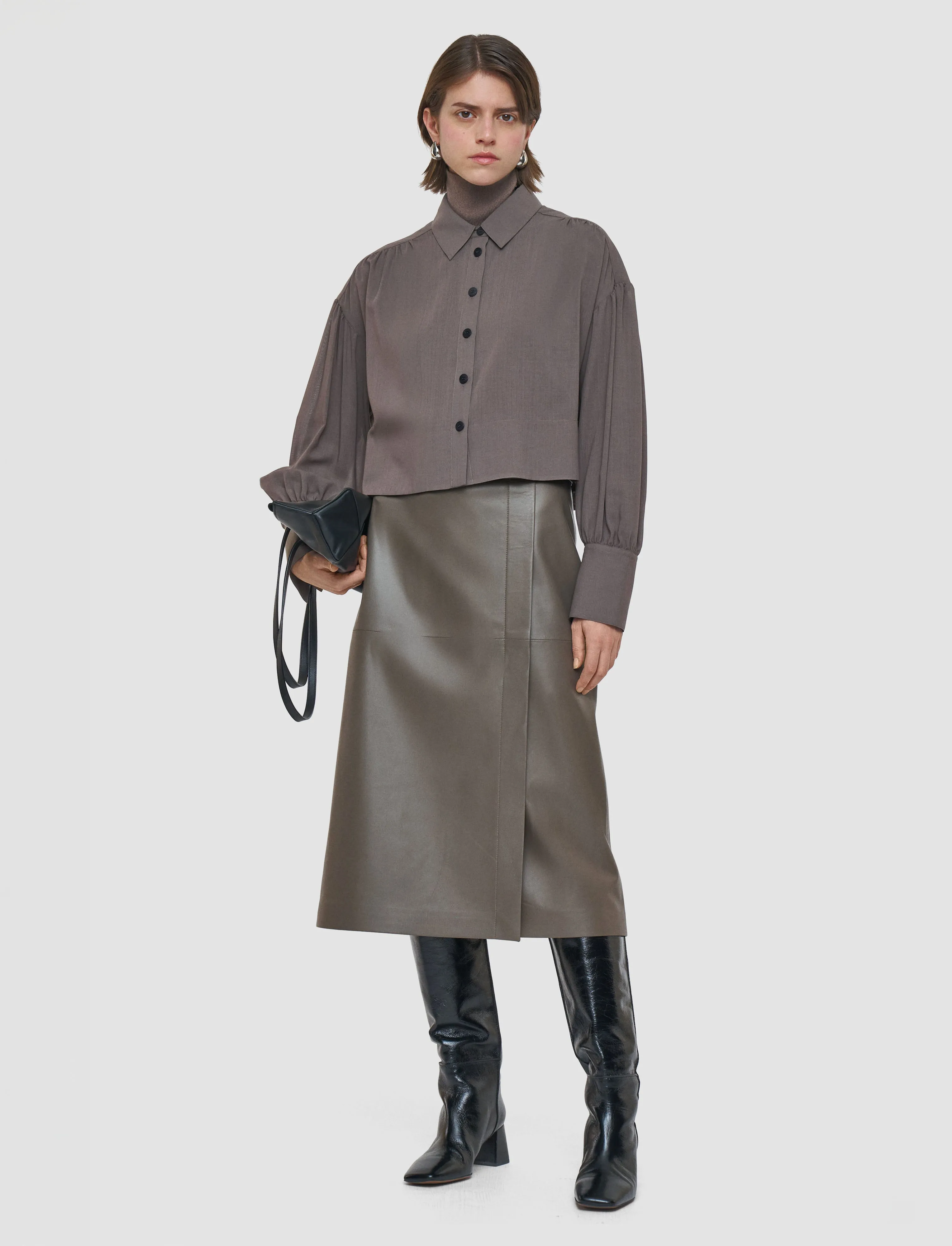 Anais Sheer Fine Wool Blouse sold by Joseph product image thumbnail 2