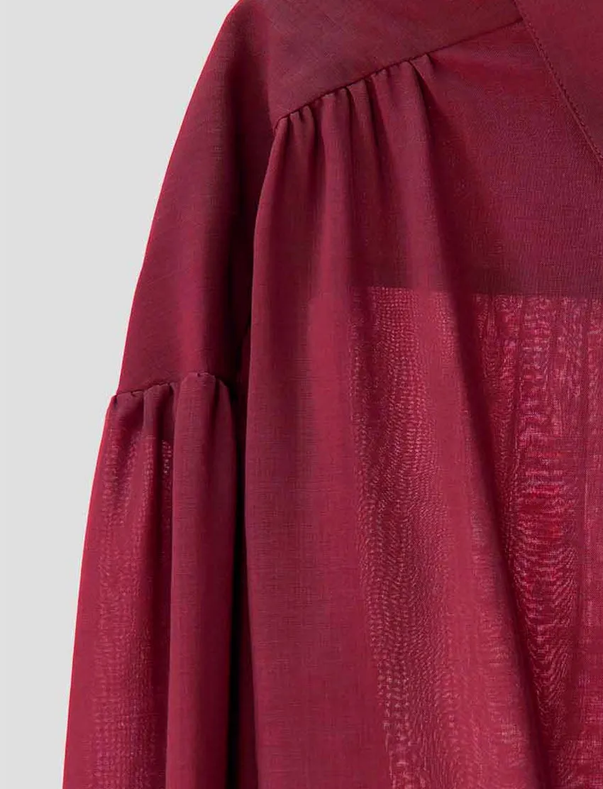 Anais Sheer Fine Wool Blouse sold by Joseph product image thumbnail 5