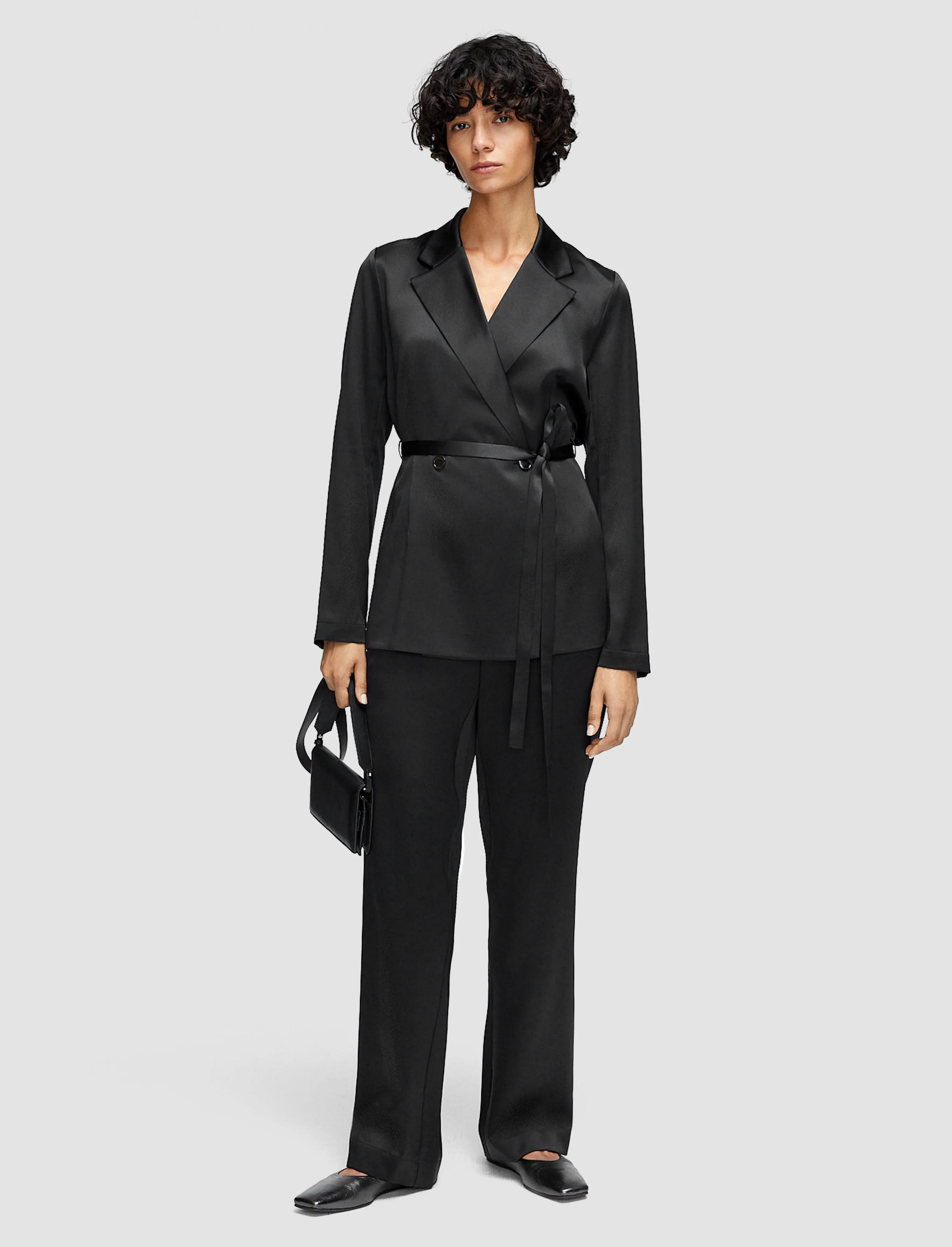 Joubert Silk Satin Jacket sold by Joseph product image thumbnail 3