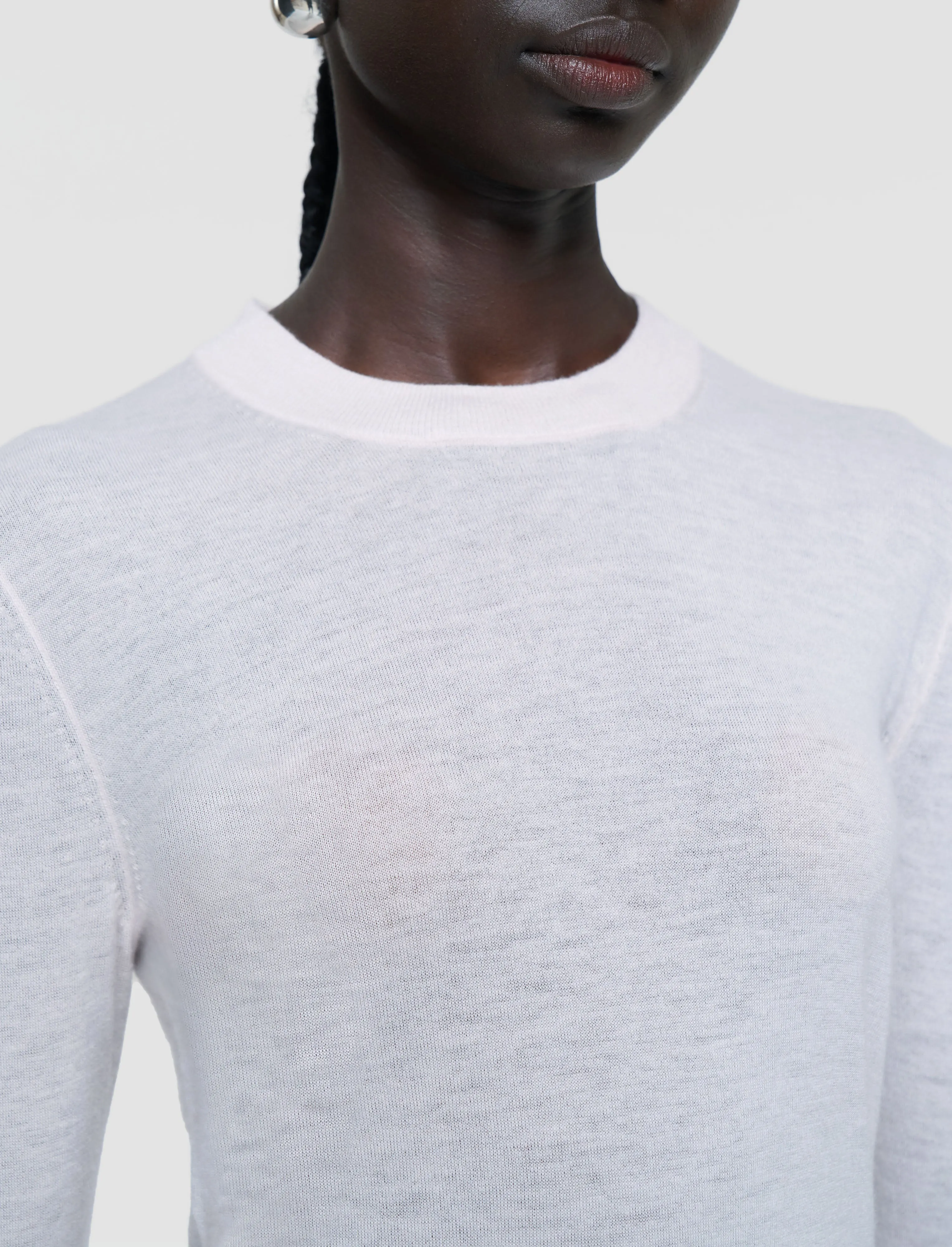 Cashair Round Neck Jumper sold by Joseph product image thumbnail 4