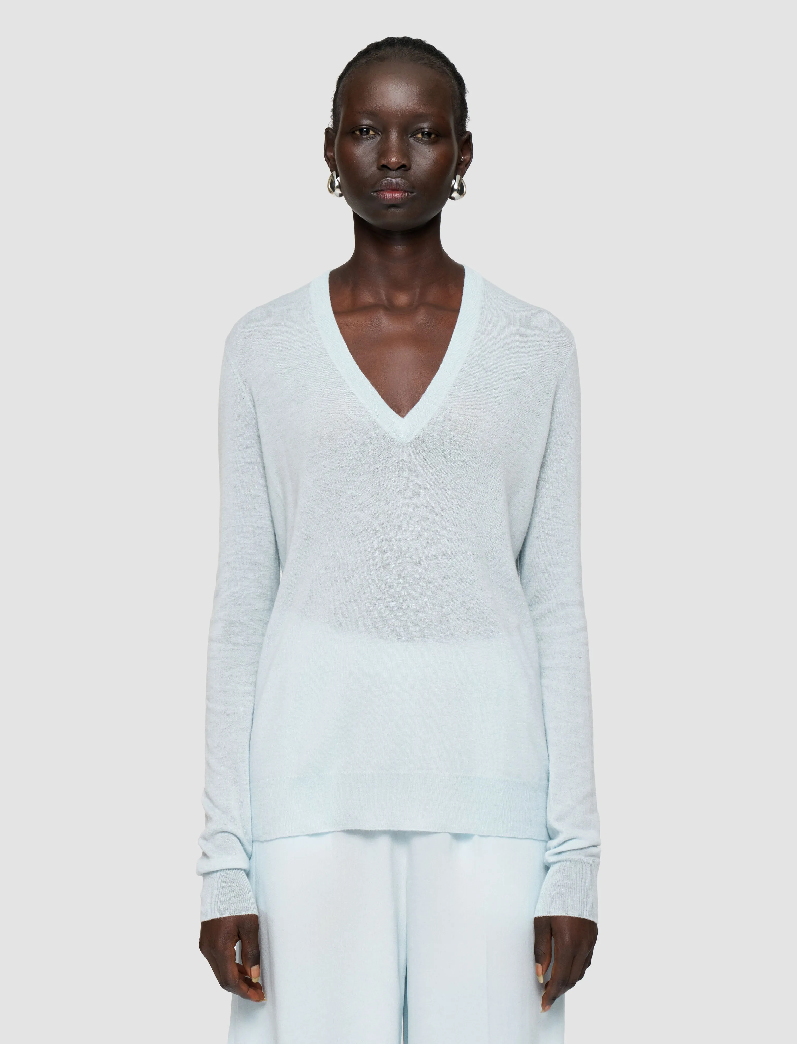 Cashair V Neck Jumper sold by Joseph product image thumbnail 3