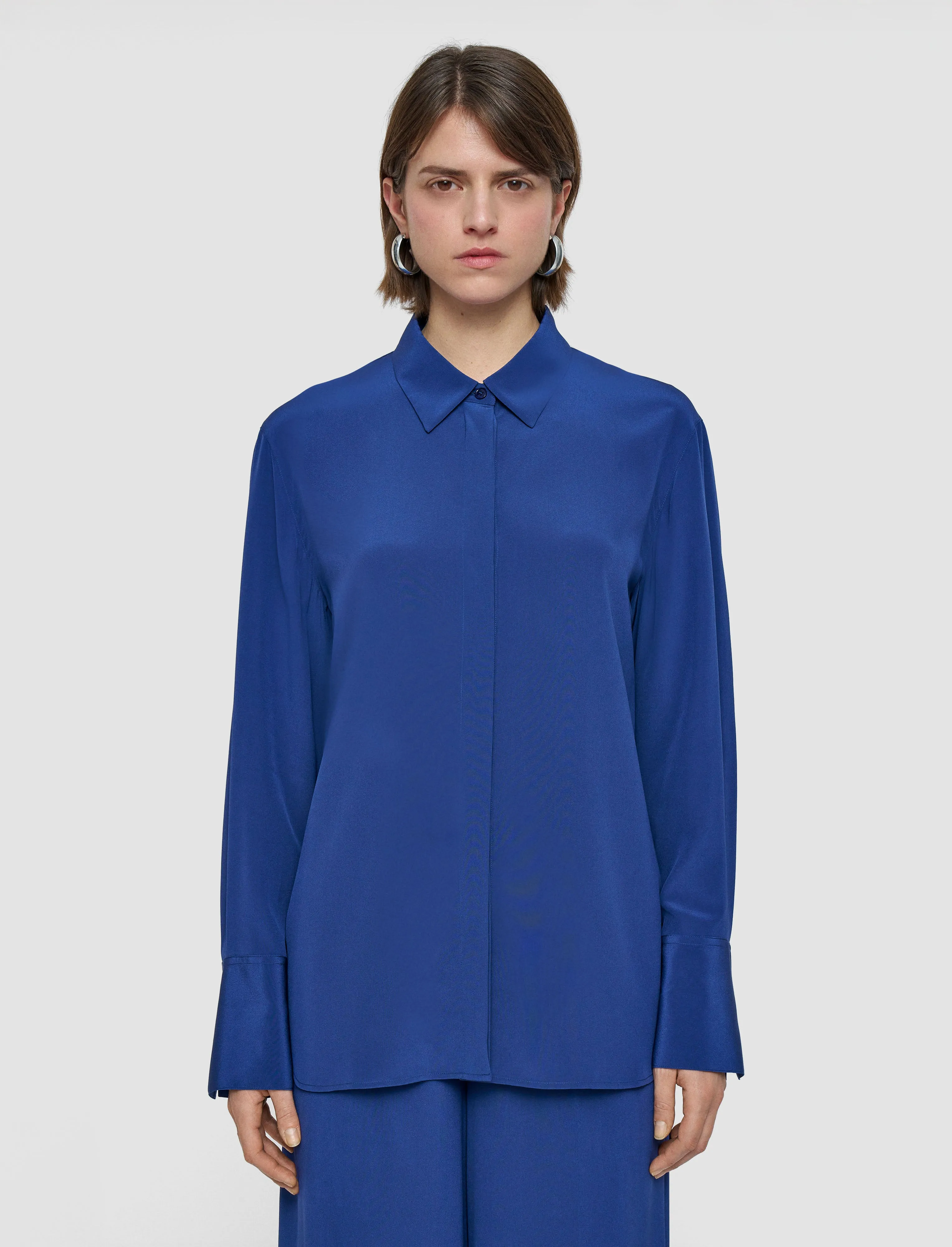 Bold Crepe de Soie Silk Blouse sold by Joseph product image thumbnail 3