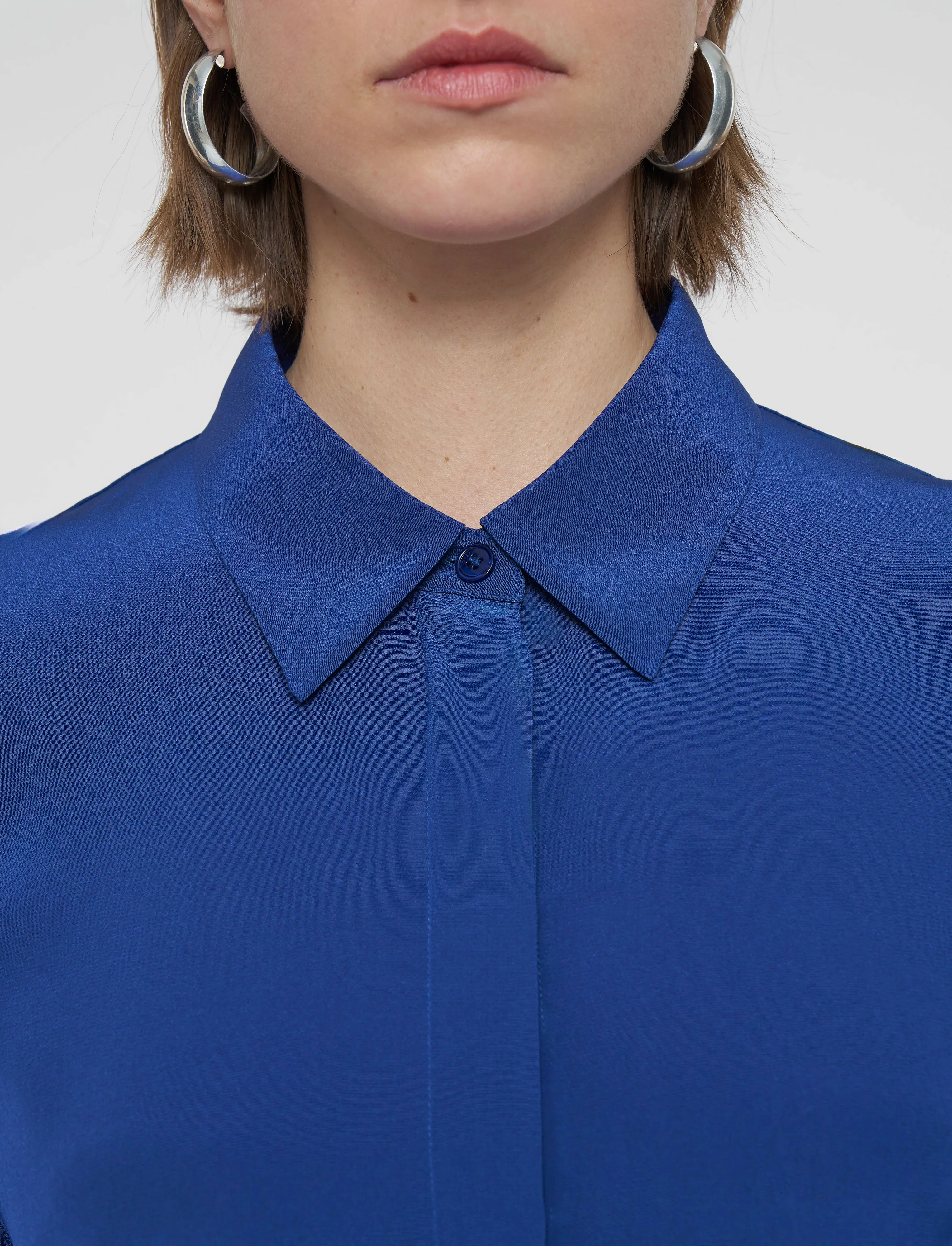 Bold Crepe de Soie Silk Blouse sold by Joseph product image thumbnail 5