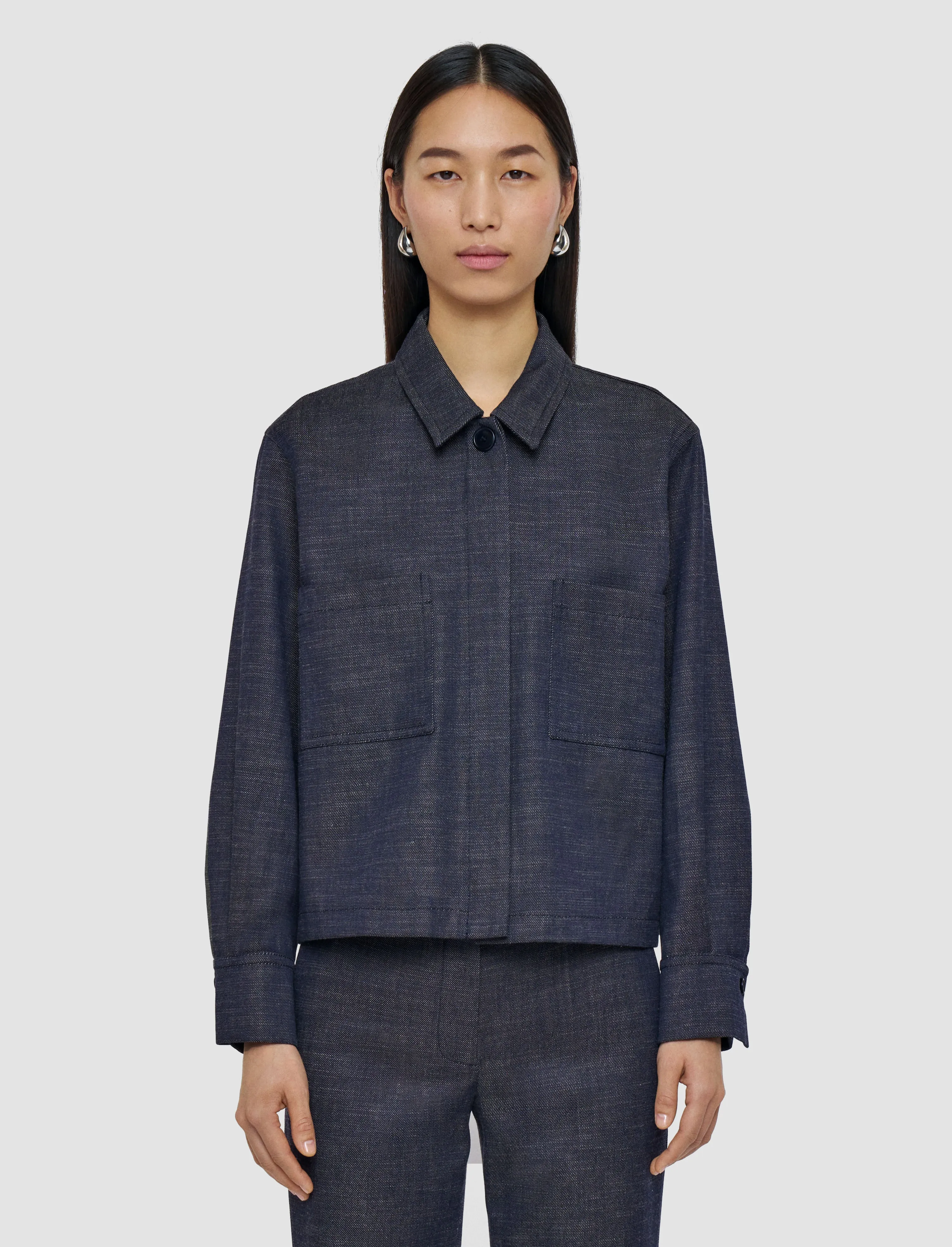Satia Sartorial Denim Shirt sold by Joseph product image thumbnail 3