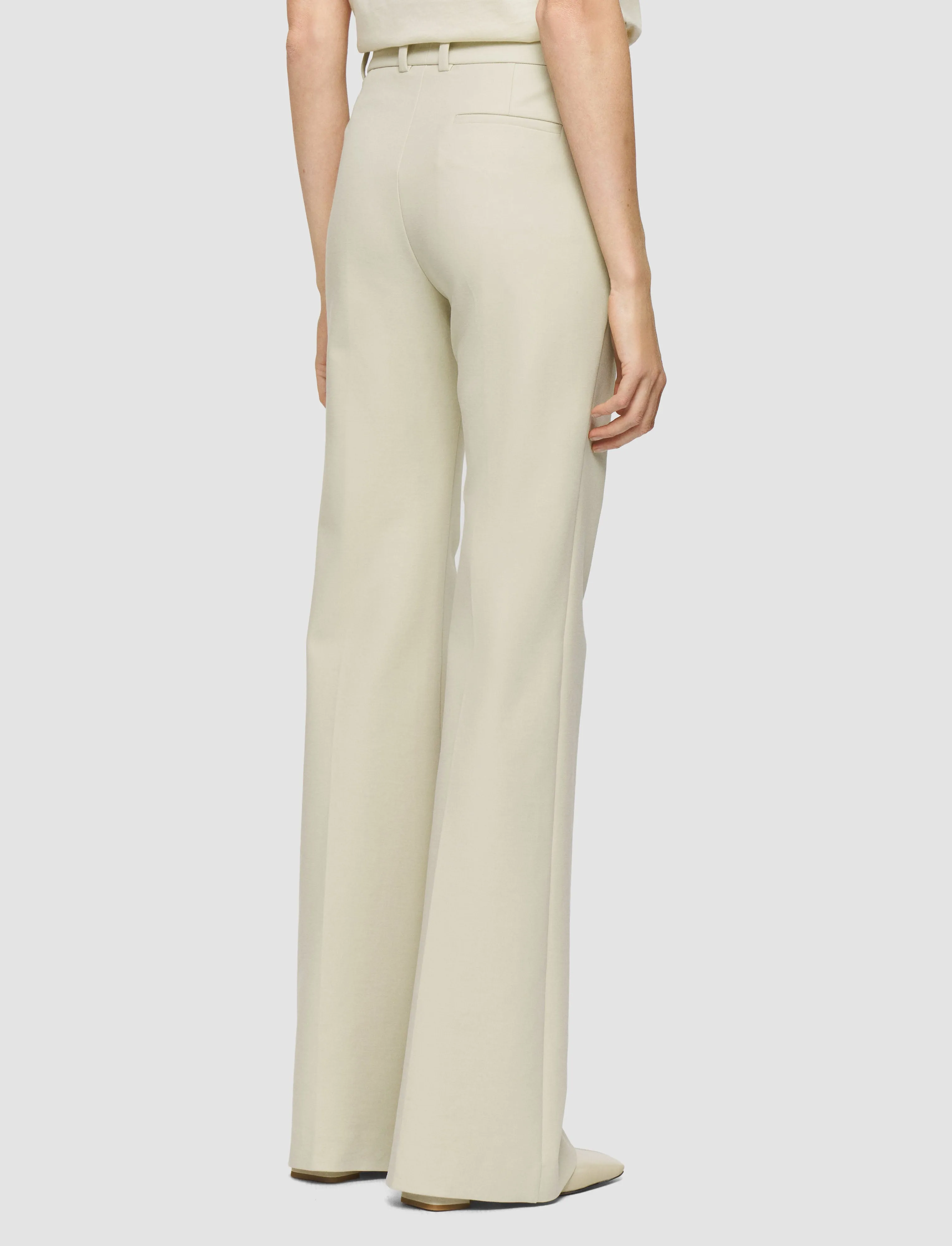 Bi-Stretch Toile Tafira Trousers sold by Joseph product image thumbnail 3
