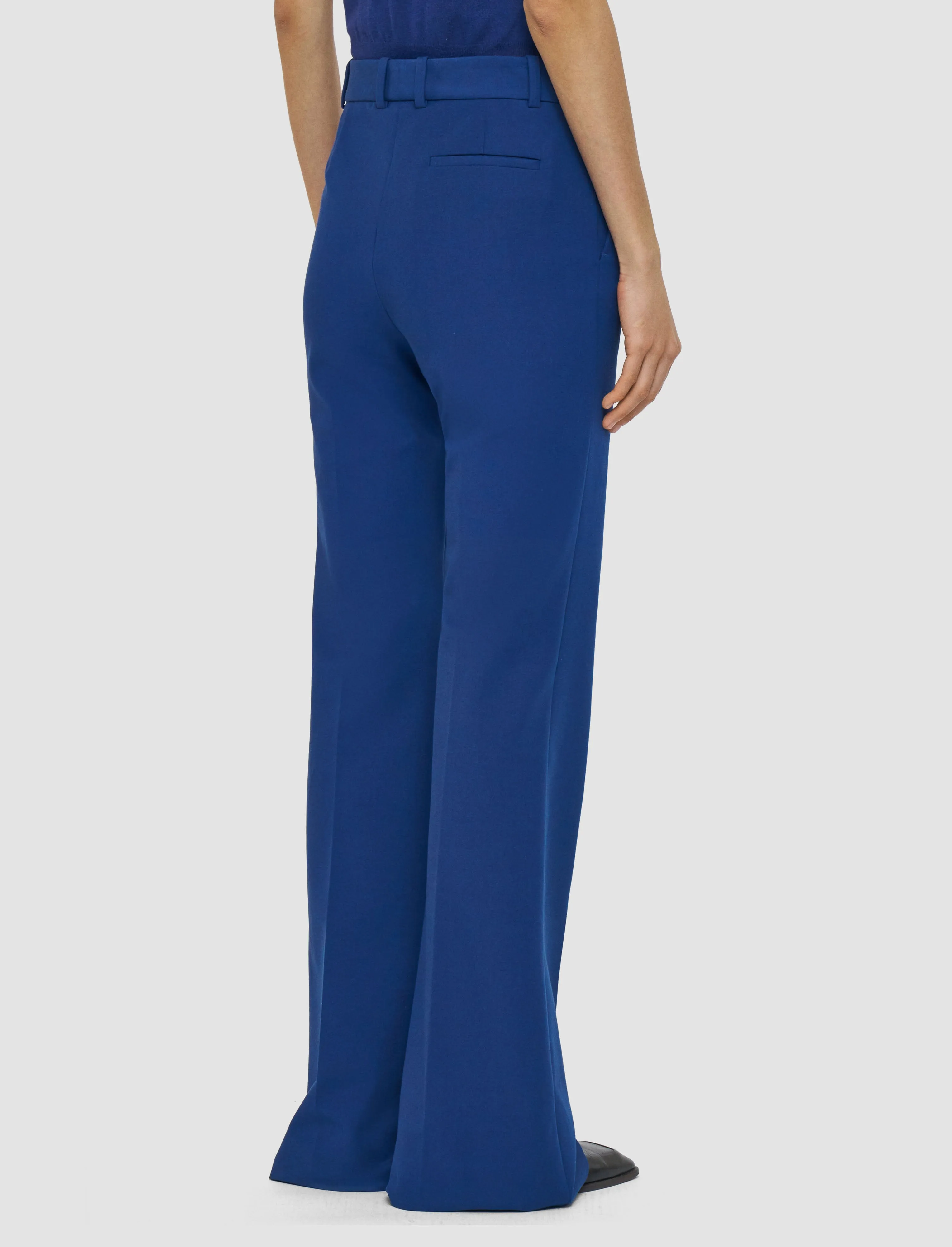 Bi-Stretch Toile Tafira Trousers sold by Joseph product image thumbnail 3