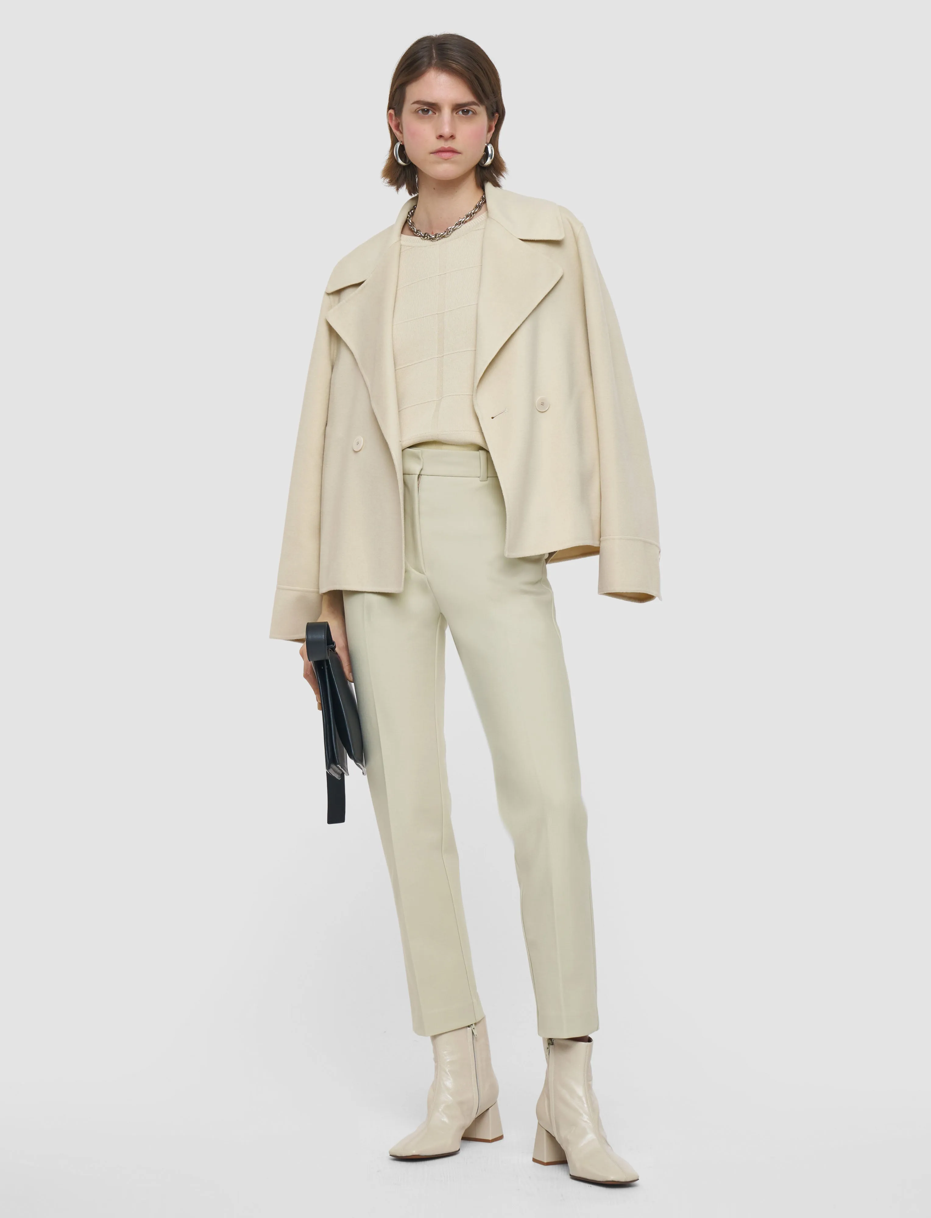 Coleman Bi-Stretch Toile Trousers sold by Joseph product image thumbnail 4