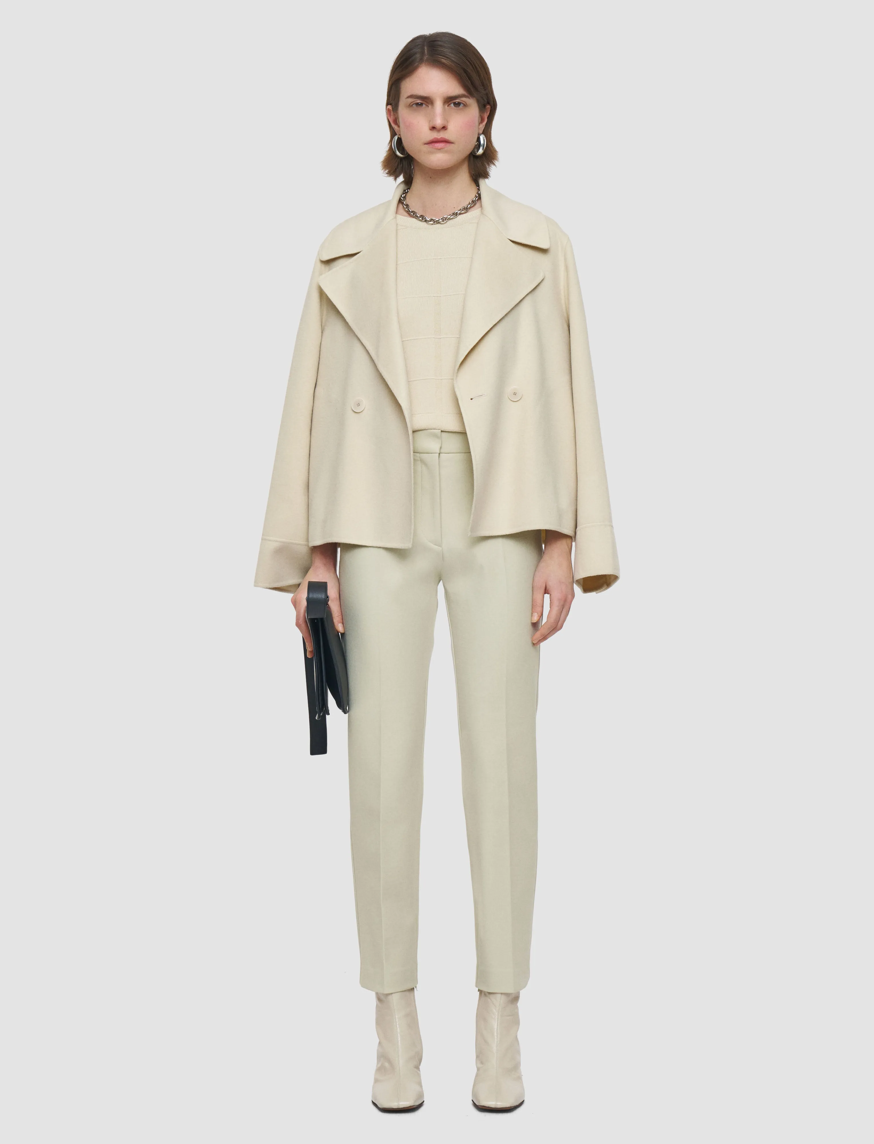 Coleman Bi-Stretch Toile Trousers sold by Joseph product image thumbnail 2