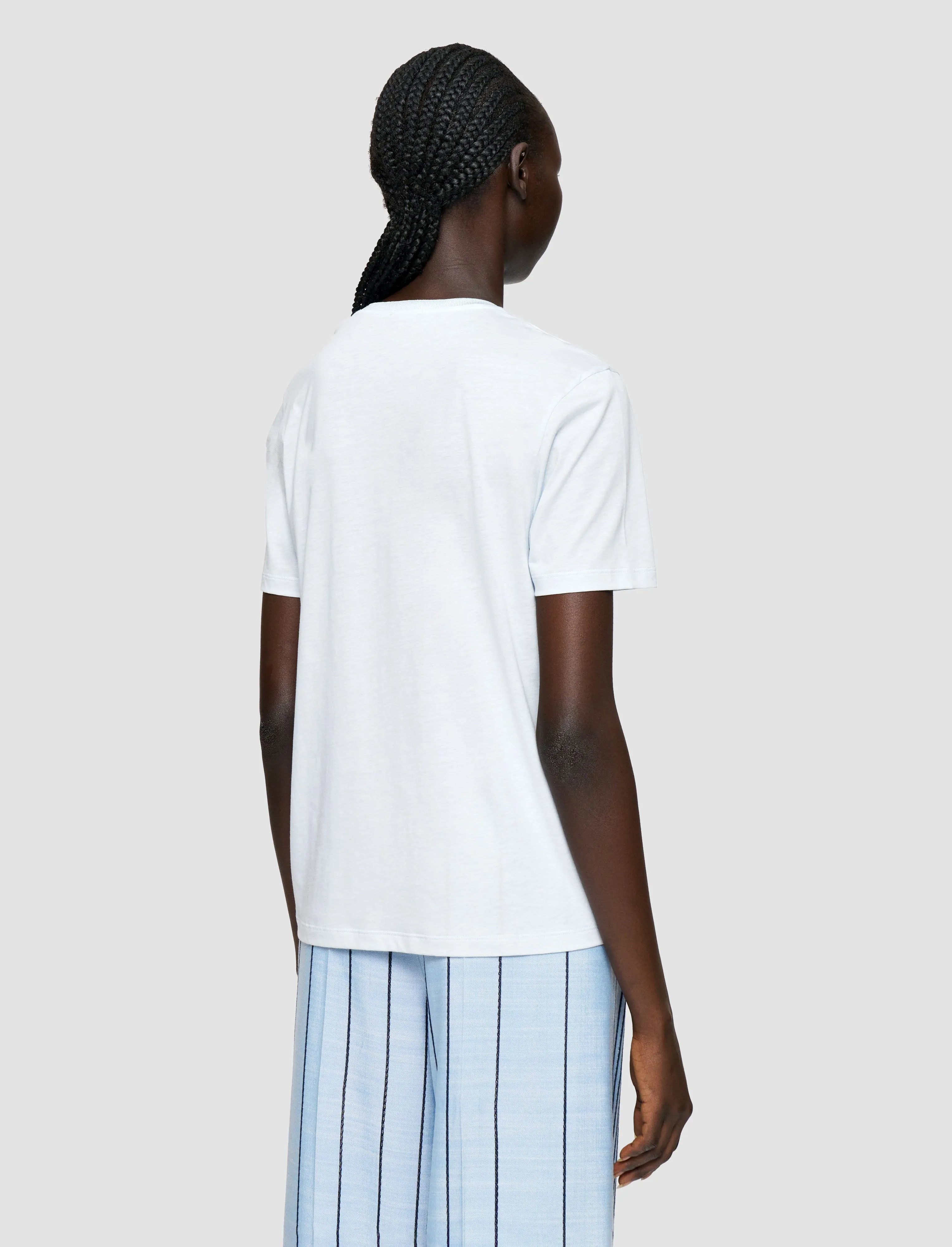 Cotton Silk Jersey T-Shirt sold by Joseph product image thumbnail 4