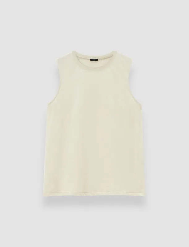 Cotton Silk Jersey Tank Top sold by Joseph