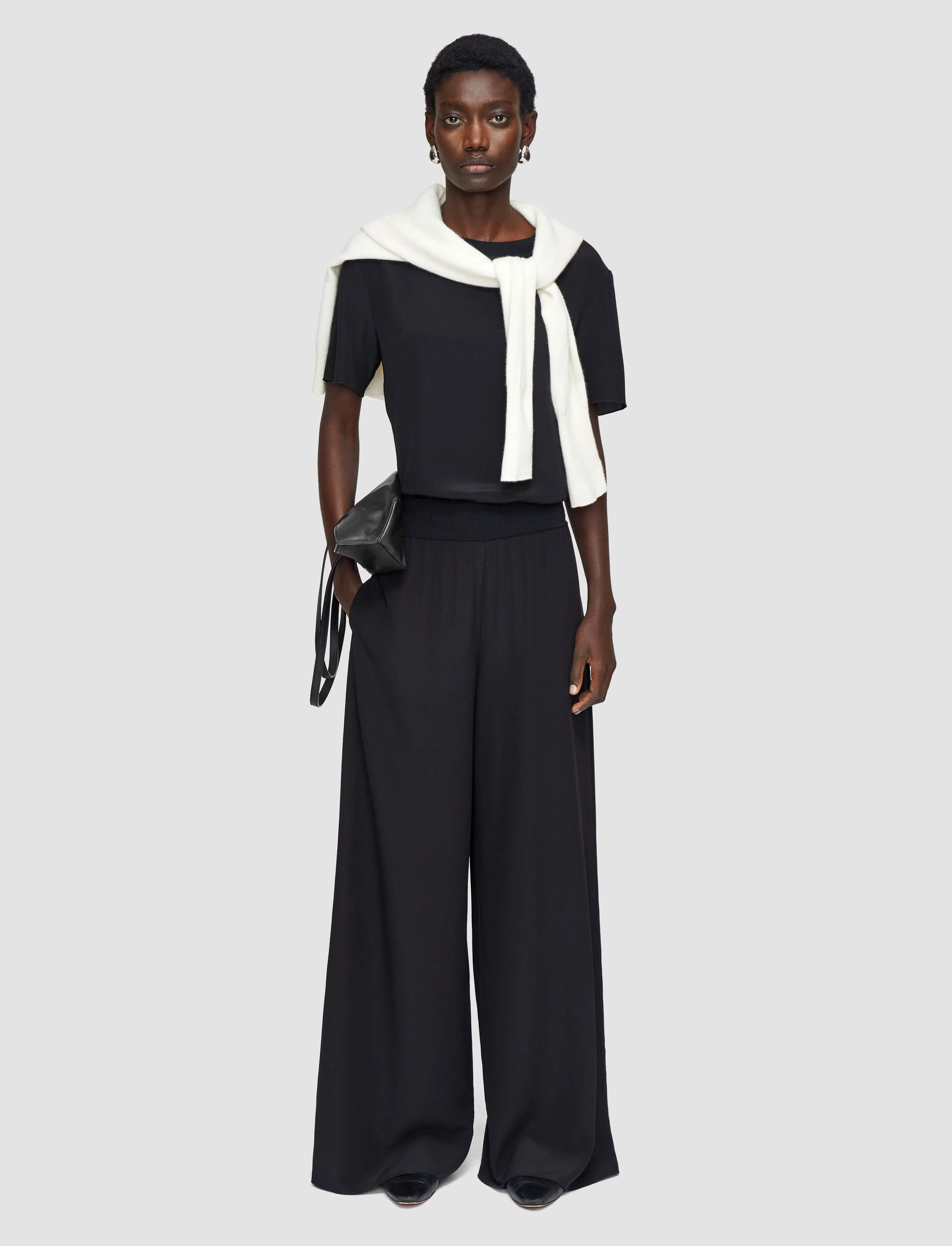 Hulin Crepe de Soie Silk Trousers sold by Joseph product image thumbnail 5