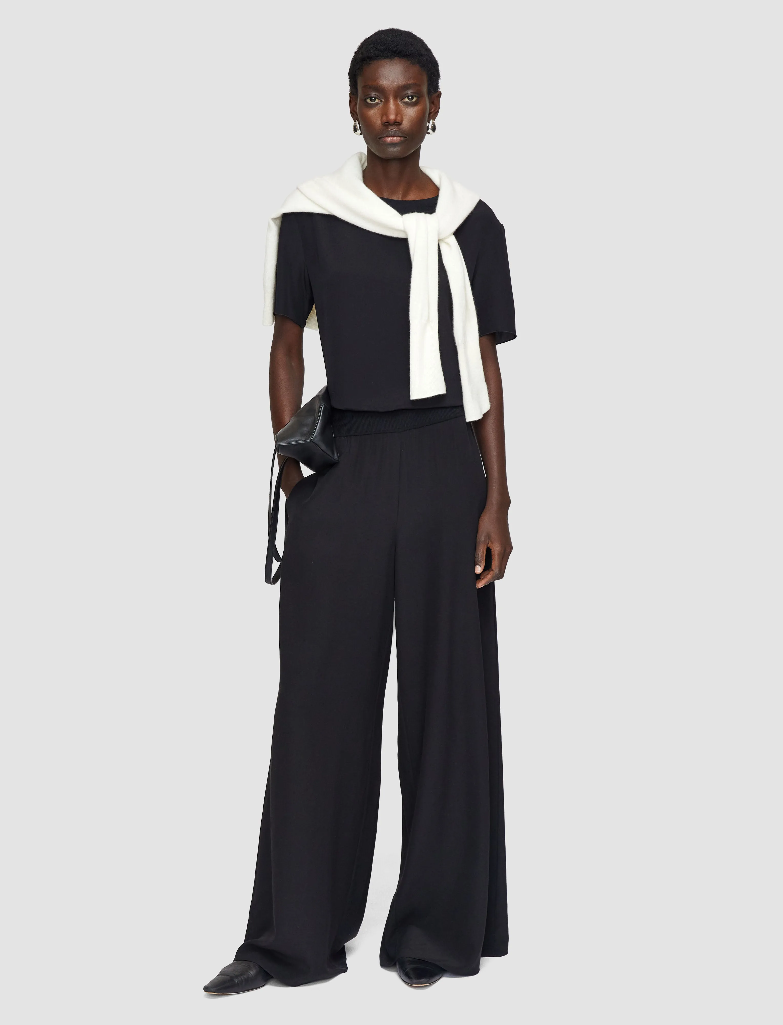 Hulin Crepe de Soie Silk Trousers sold by Joseph product image thumbnail 2