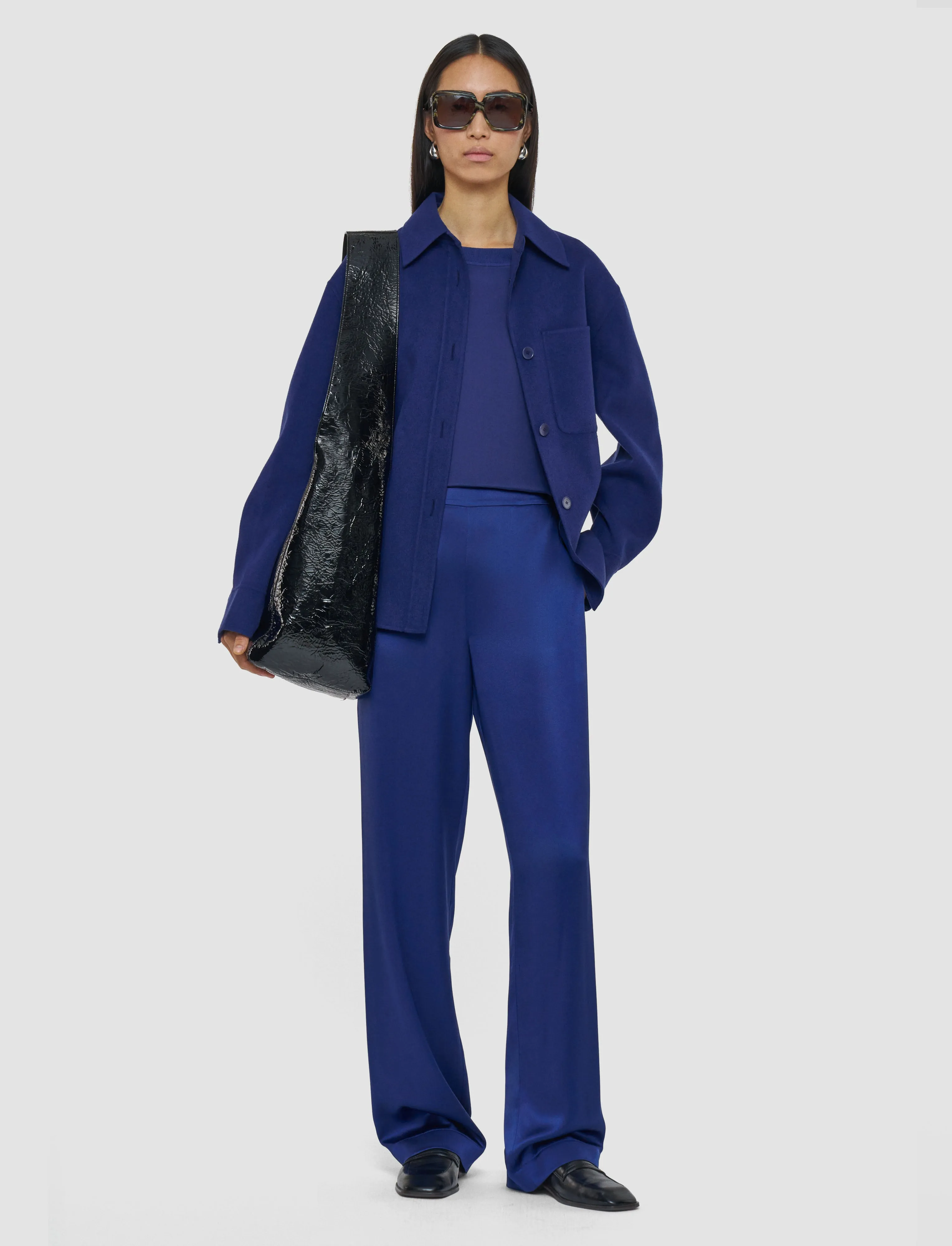 Sahel Silk Satin Trousers sold by Joseph product image thumbnail 2