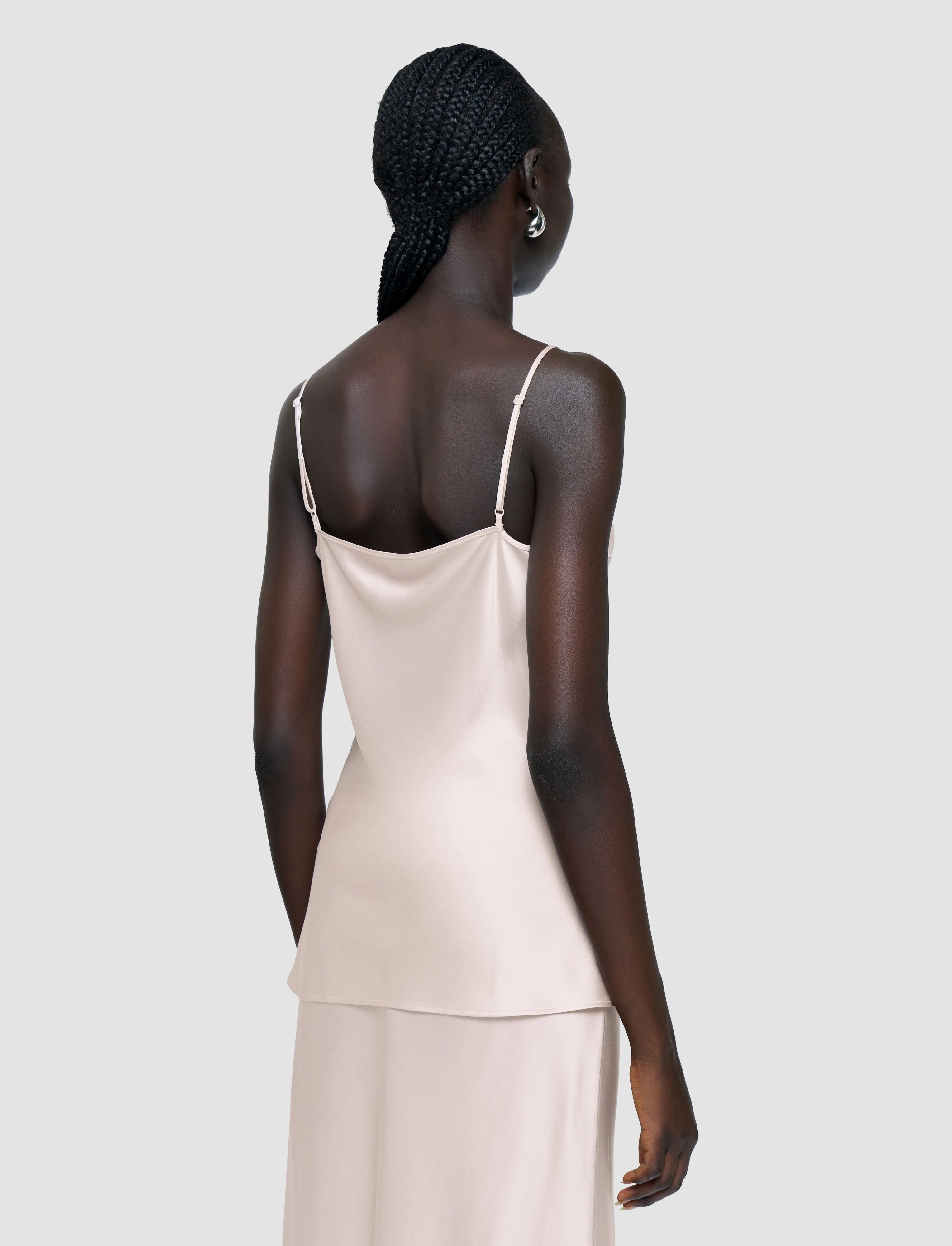 Clea Silk Satin Camisole sold by Joseph product image thumbnail 4