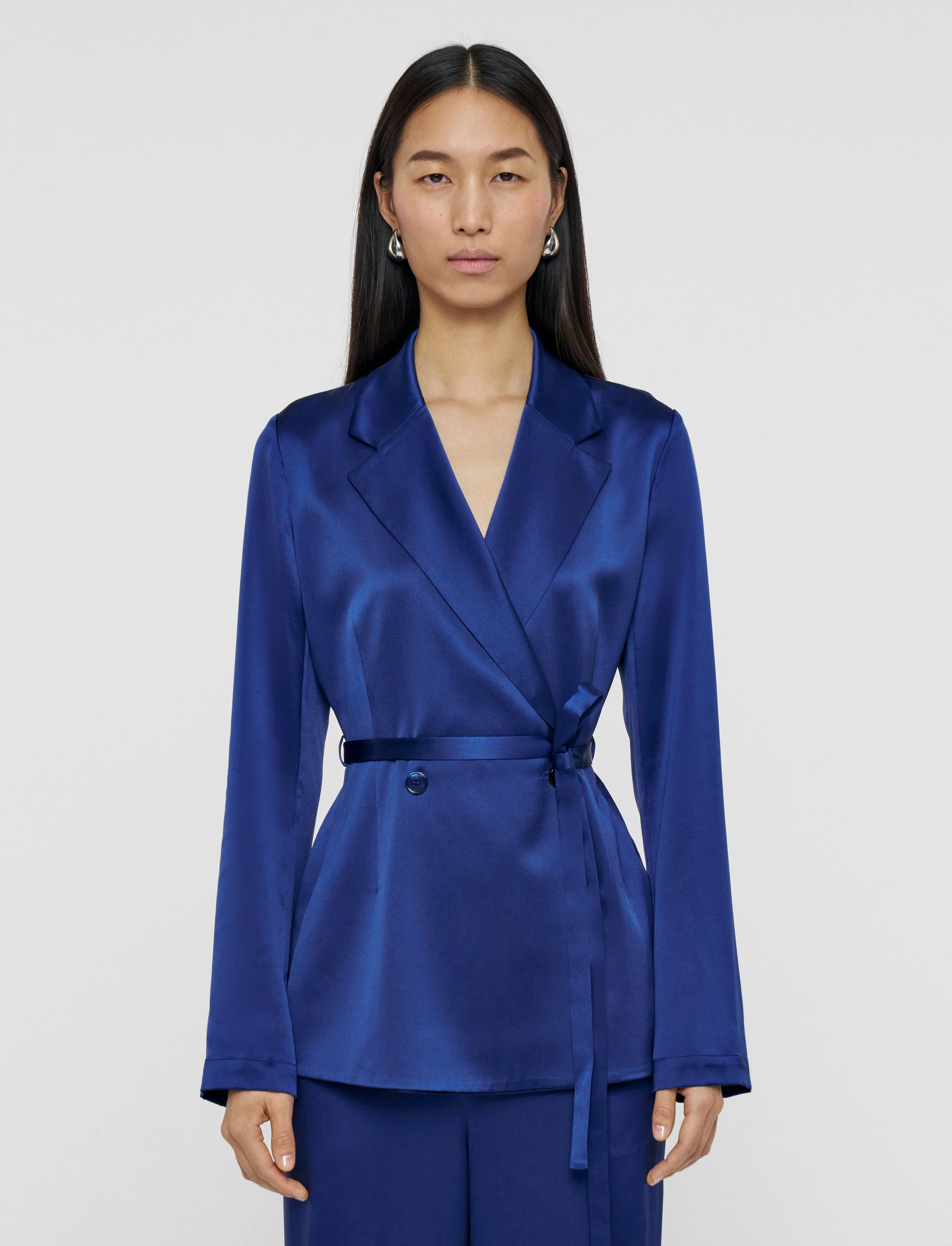 Joubert Silk Satin Jacket sold by Joseph product image thumbnail 3