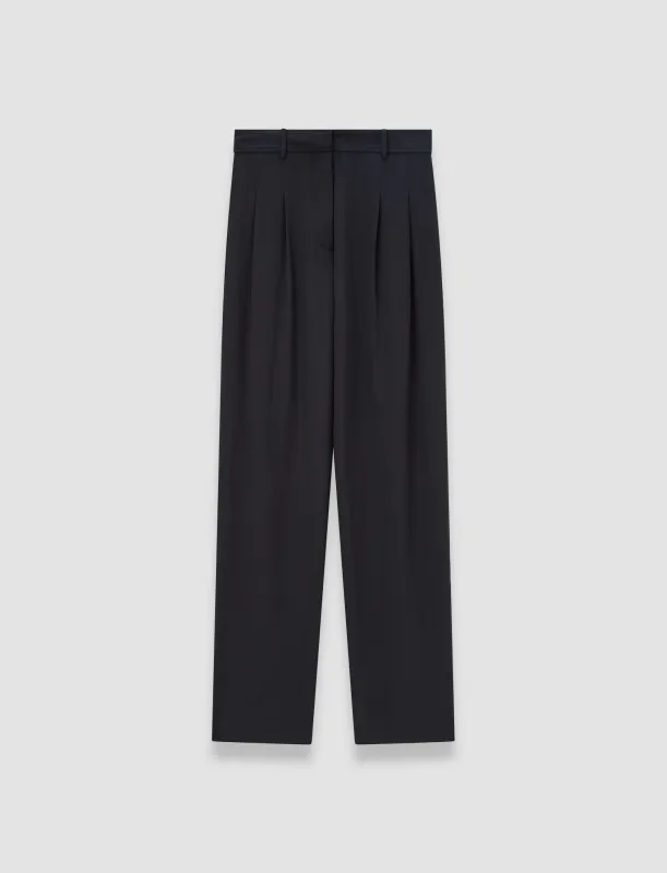 Tarn Crepe de Soie Silk Trousers sold by Joseph