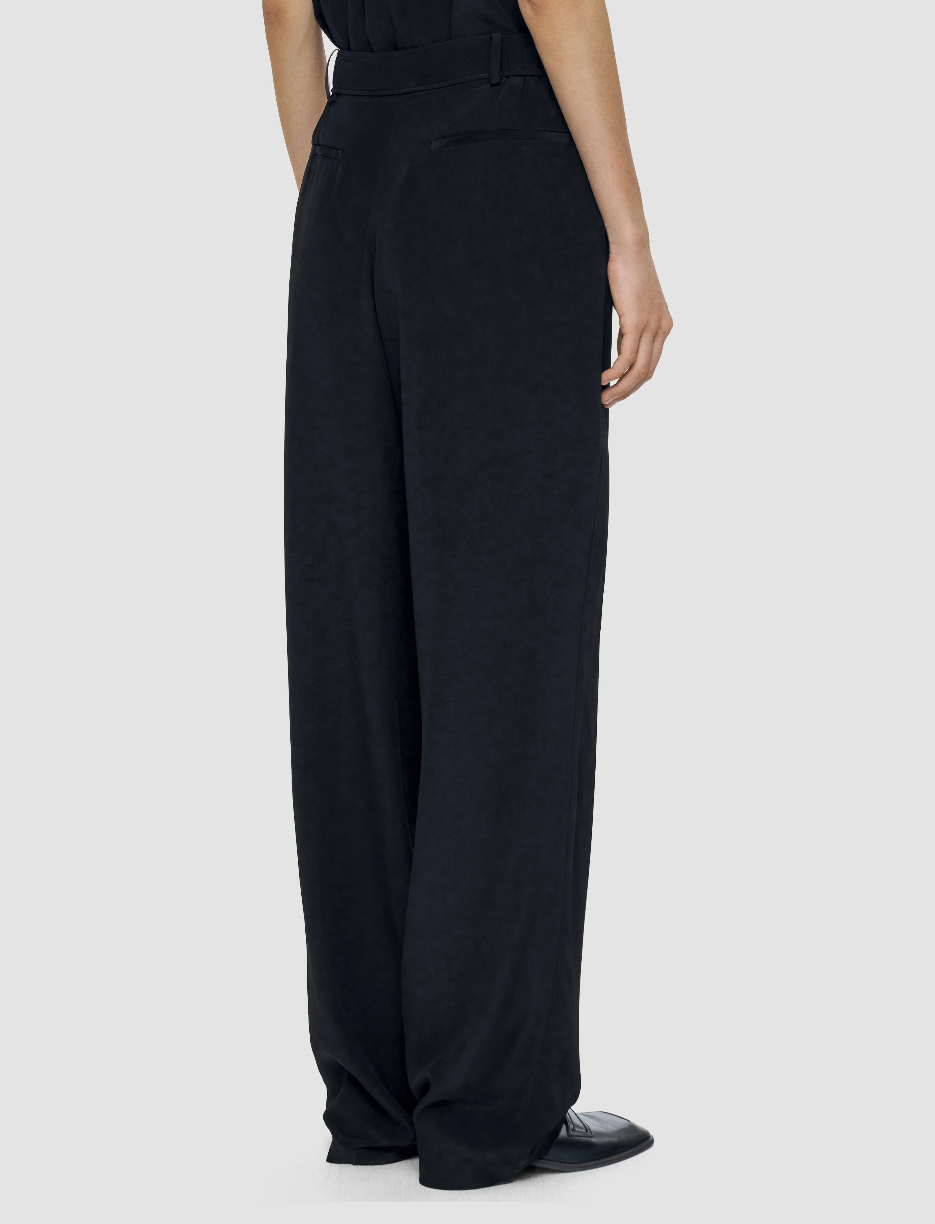 Tarn Crepe de Soie Silk Trousers sold by Joseph product image thumbnail 3