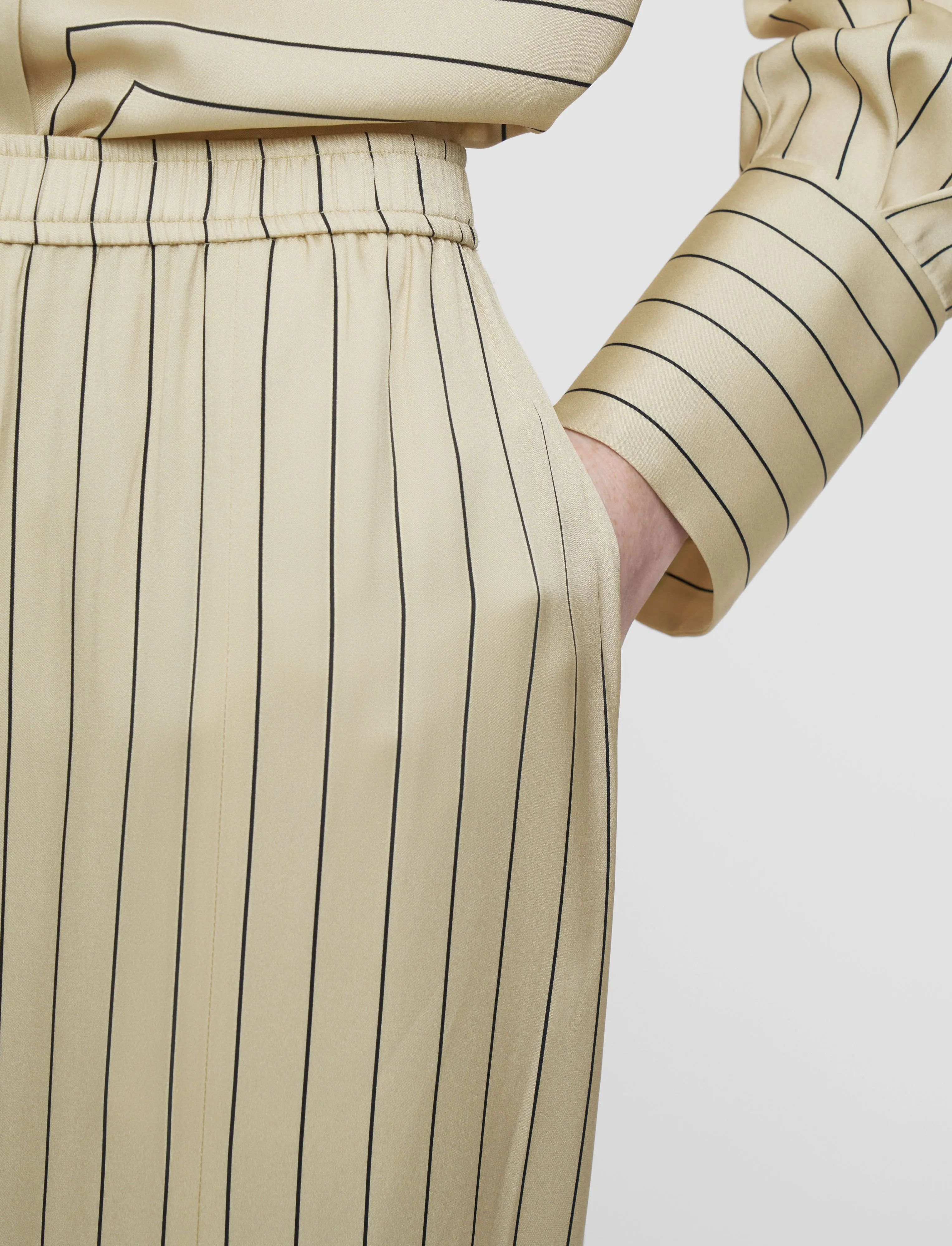 Hulin Geometric Print Silk Trousers sold by Joseph product image thumbnail 5