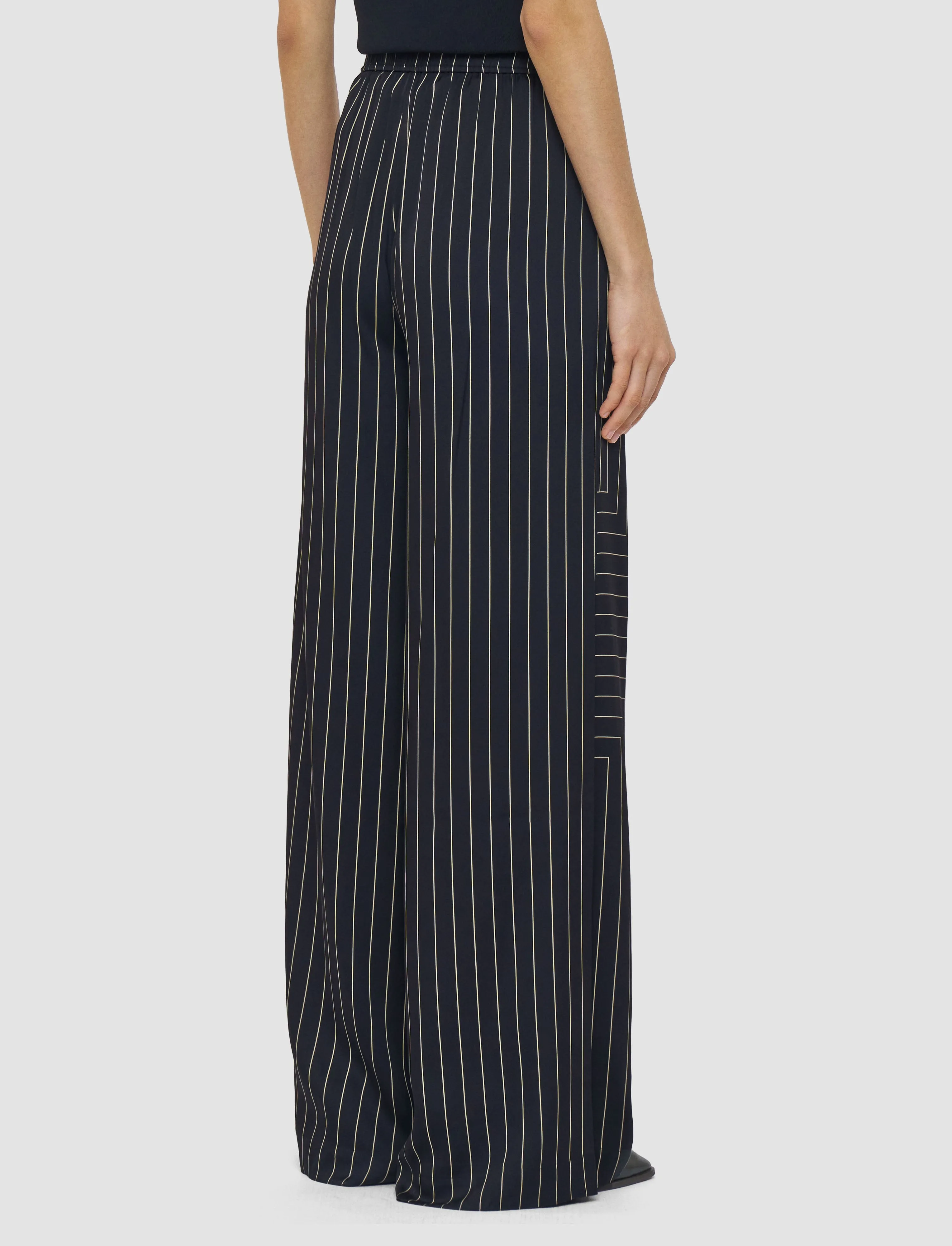 Hulin Geometric Print Silk Trousers sold by Joseph product image thumbnail 3