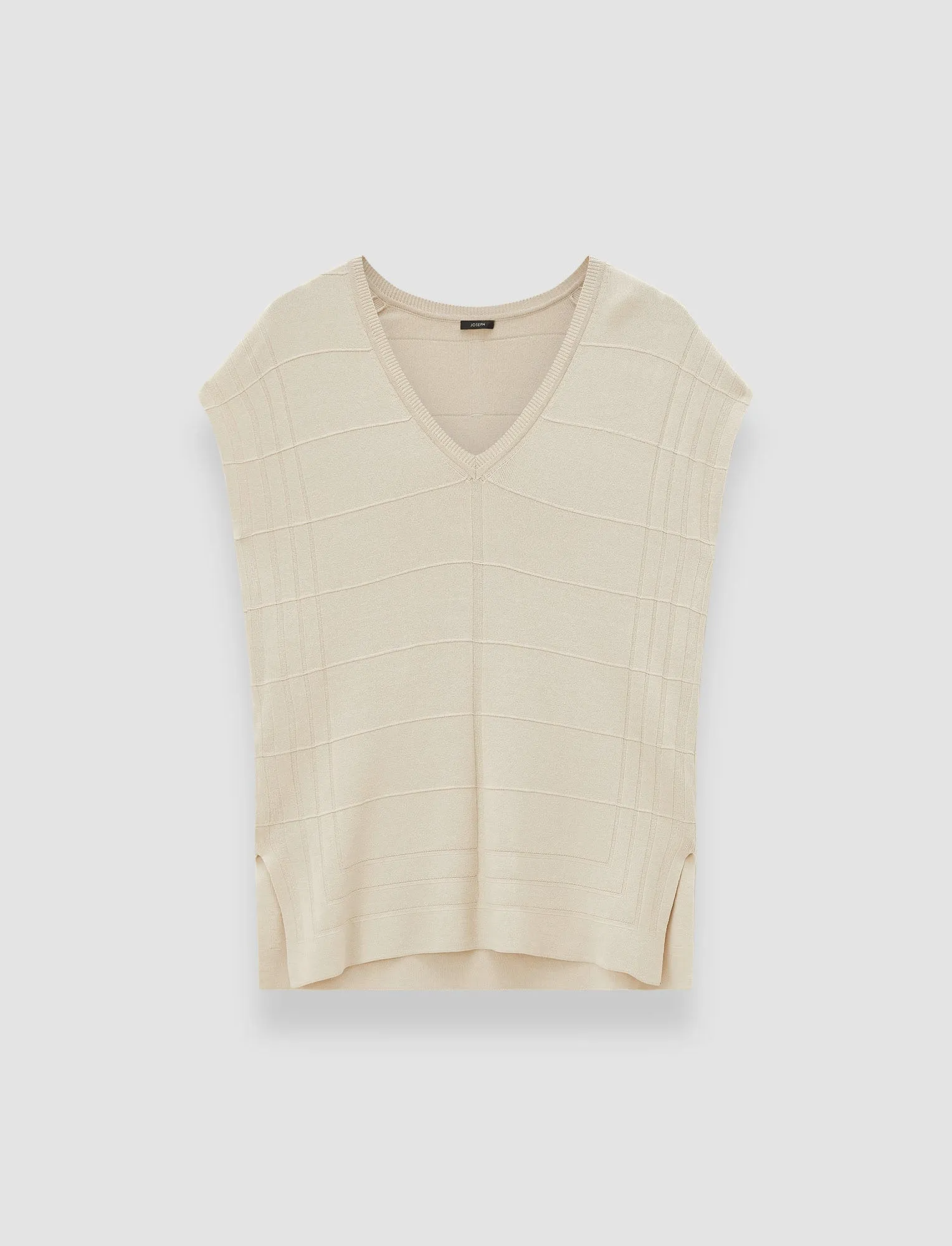 Viscose Grid Knit Top sold by Joseph