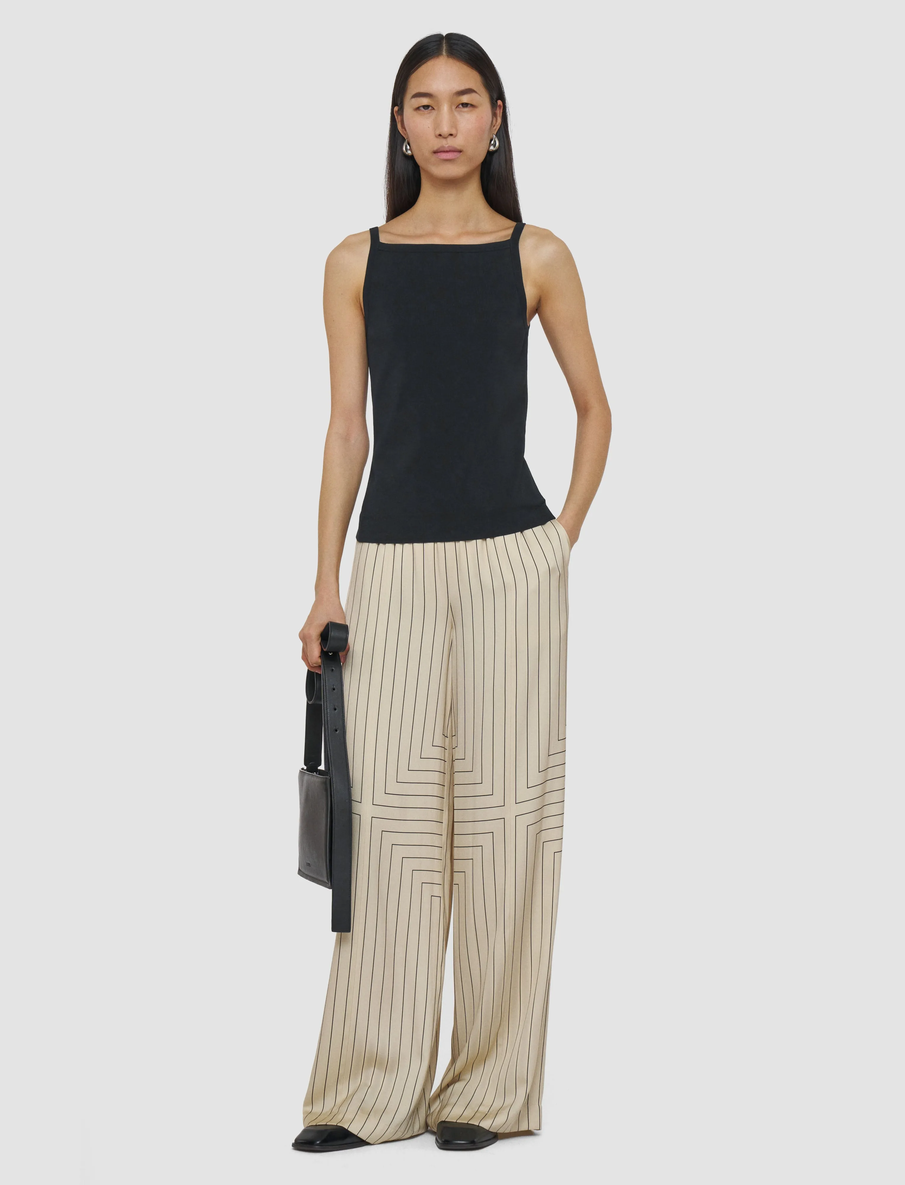 Viscose Knit Stretch Vest Top sold by Joseph product image thumbnail 2