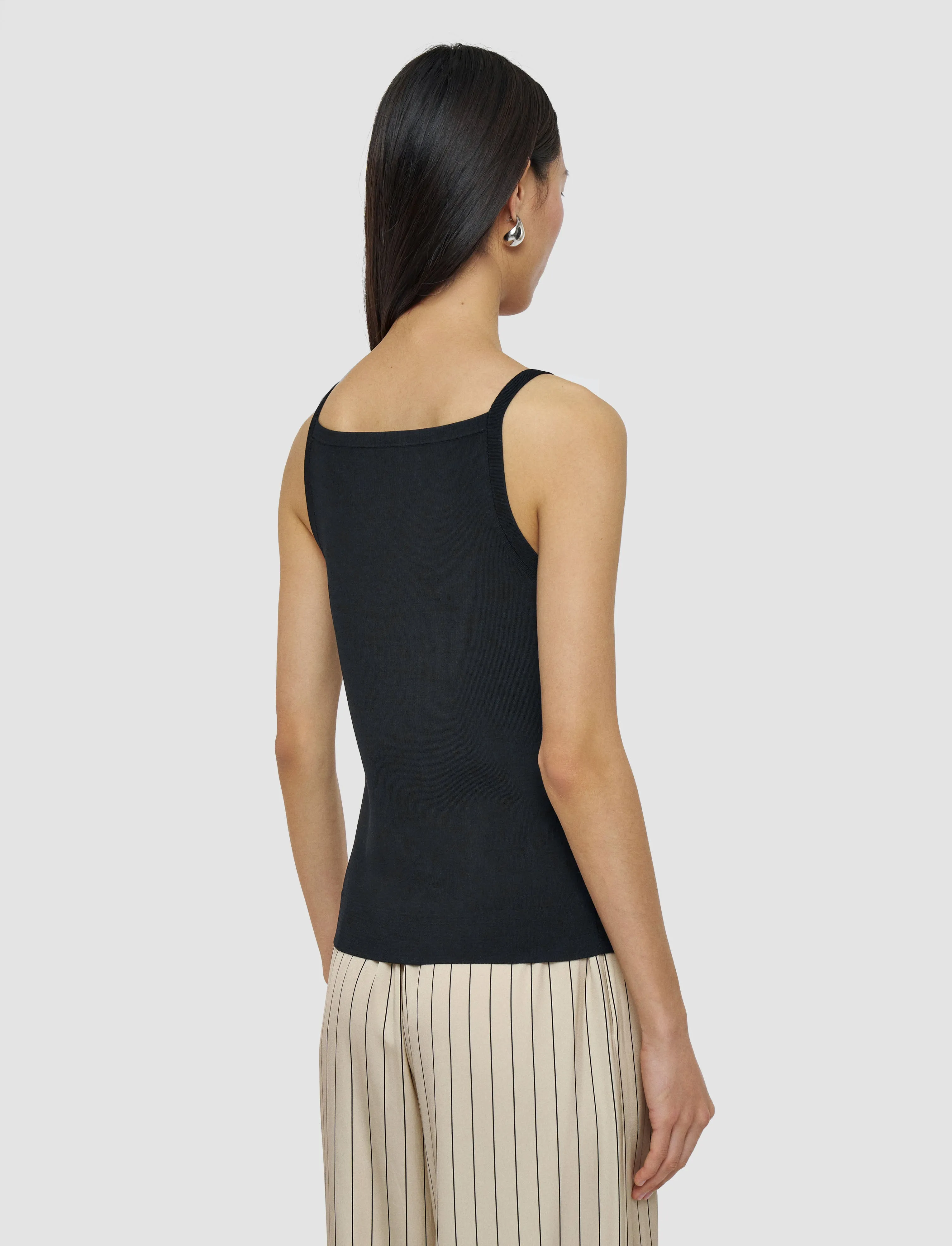 Viscose Knit Stretch Vest Top sold by Joseph product image thumbnail 4
