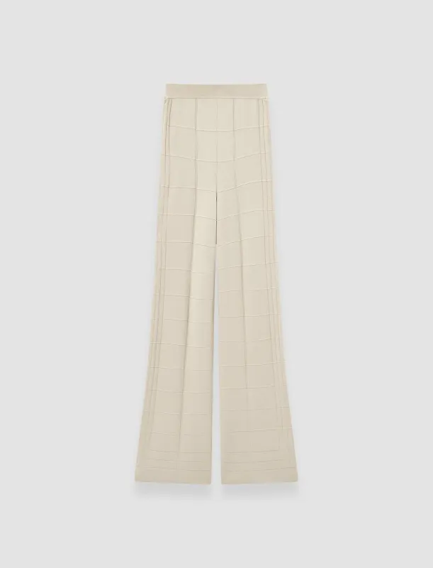 Viscose Grid Knit Trousers sold by Joseph