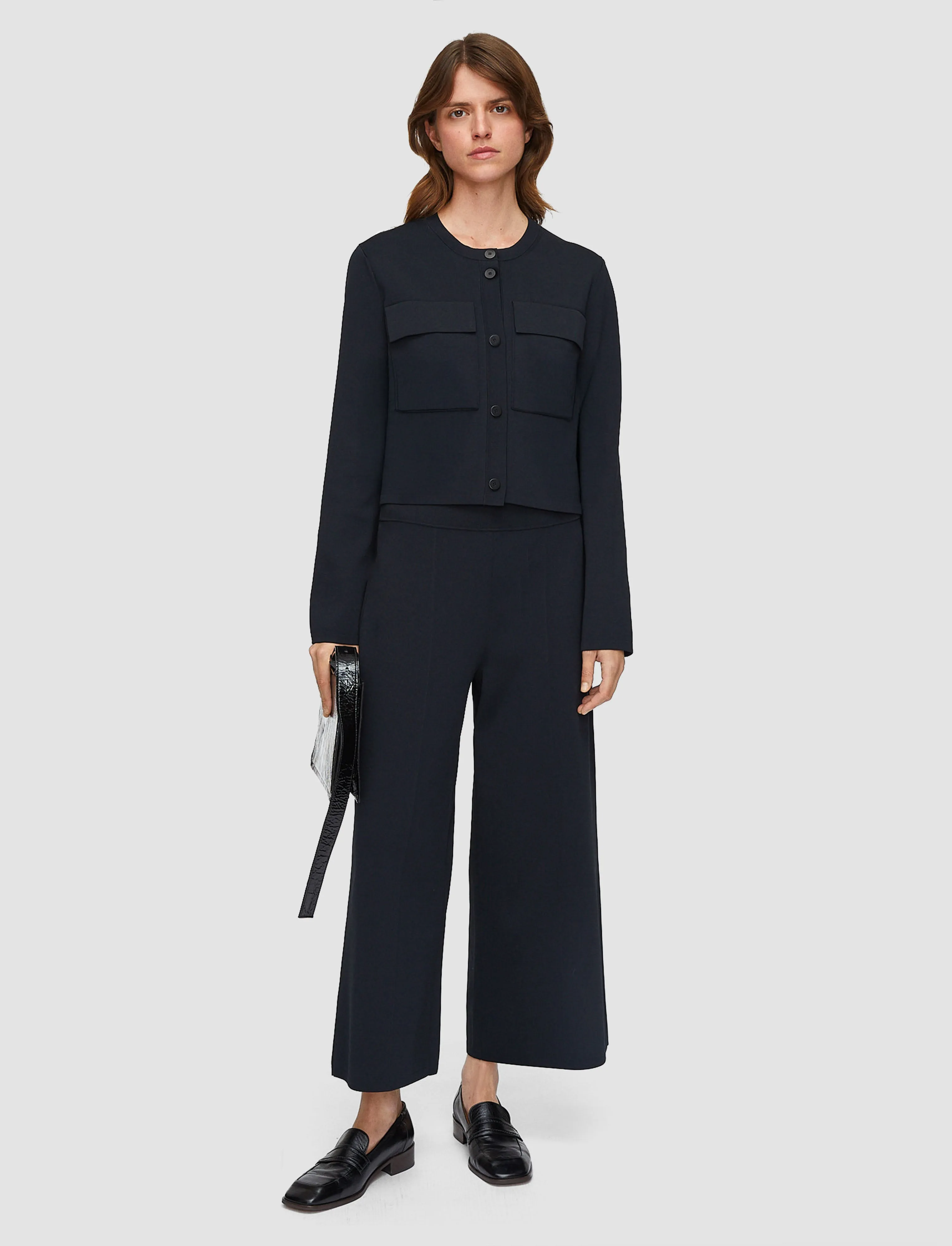 Viscose Knit Stretch Culottes sold by Joseph product image thumbnail 2