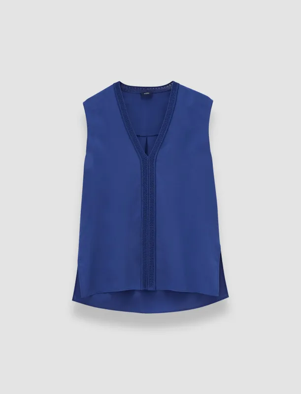 Louis Crepe de Soie Silk Blouse sold by Joseph