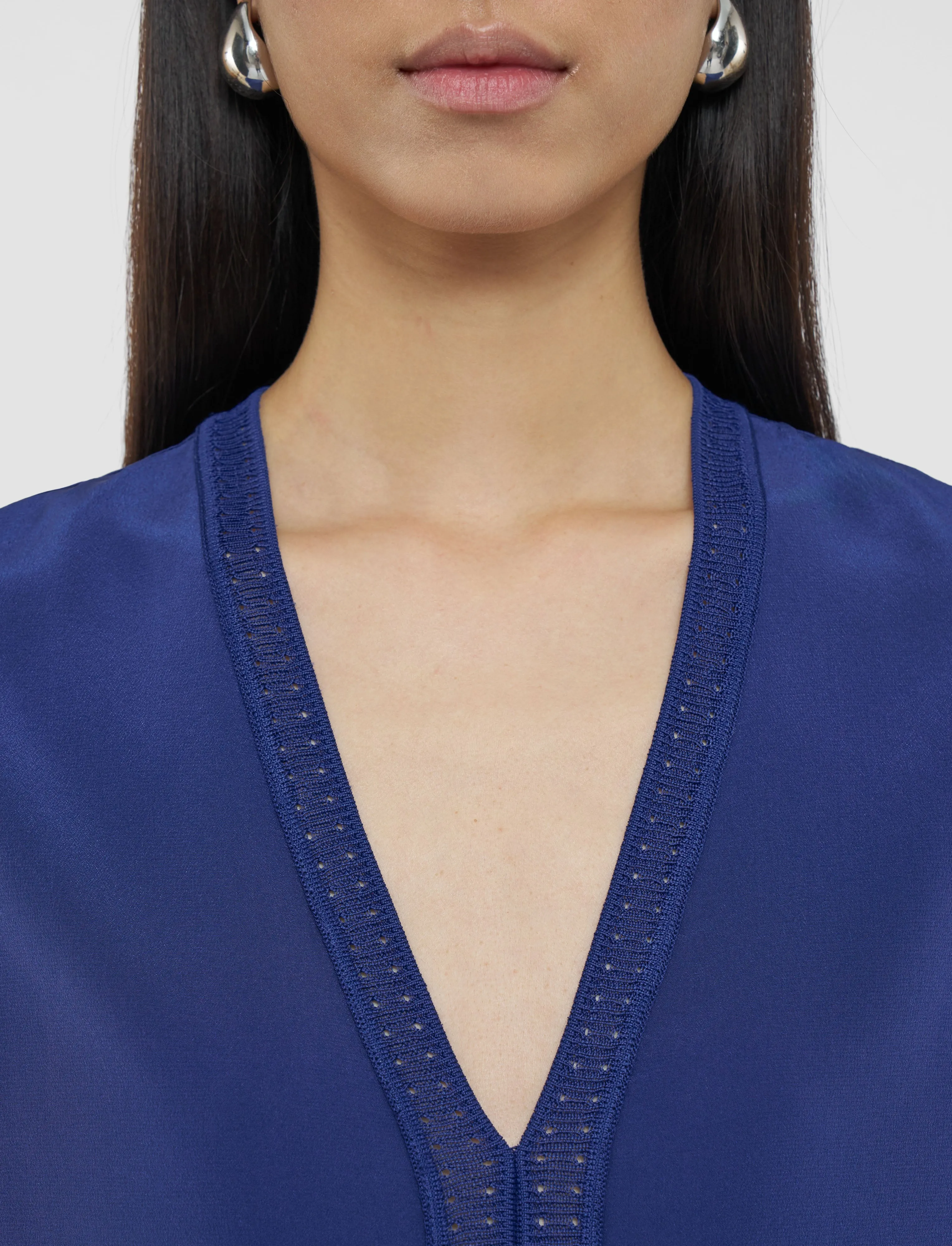 Louis Crepe de Soie Silk Blouse sold by Joseph product image thumbnail 5