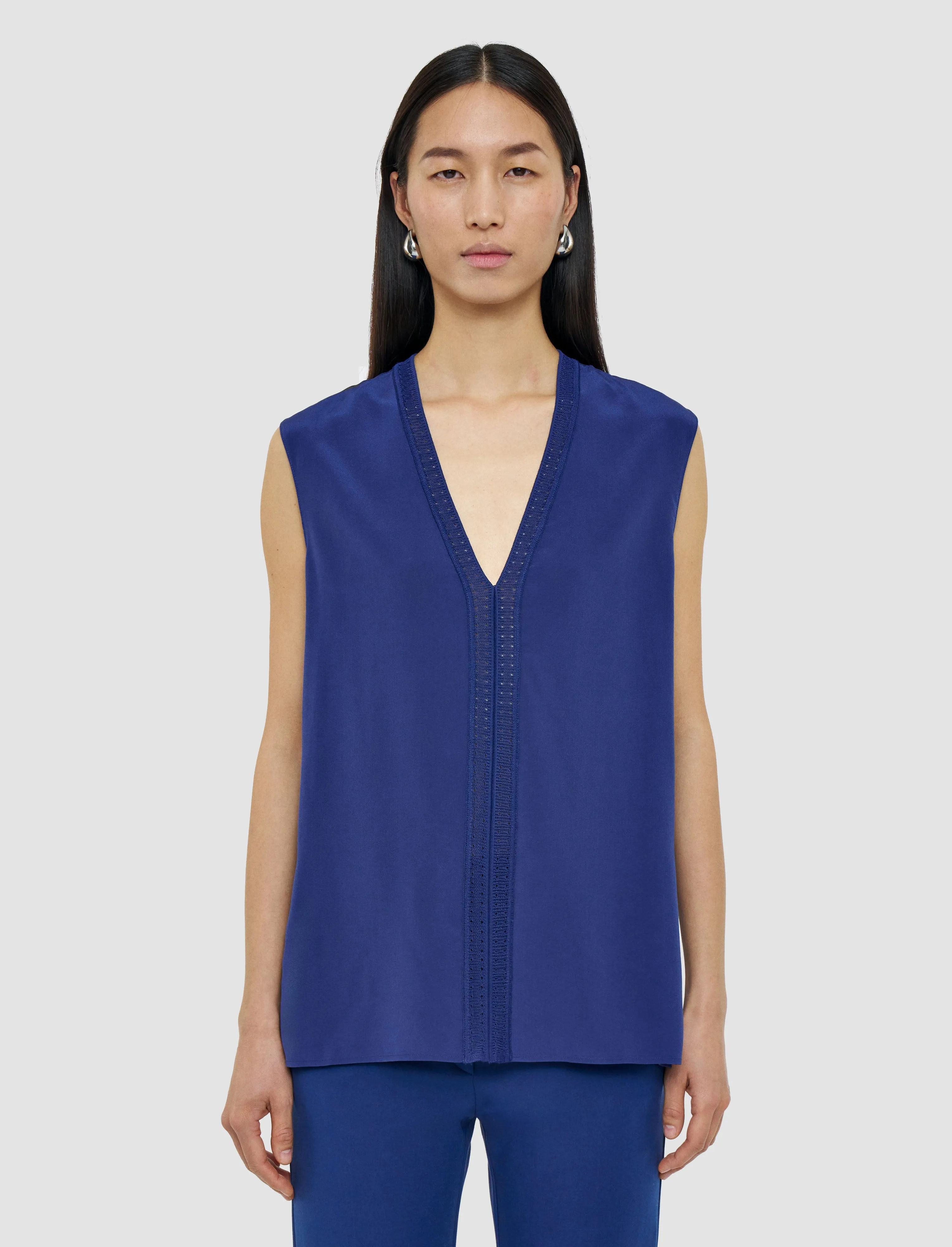 Louis Crepe de Soie Silk Blouse sold by Joseph product image thumbnail 3