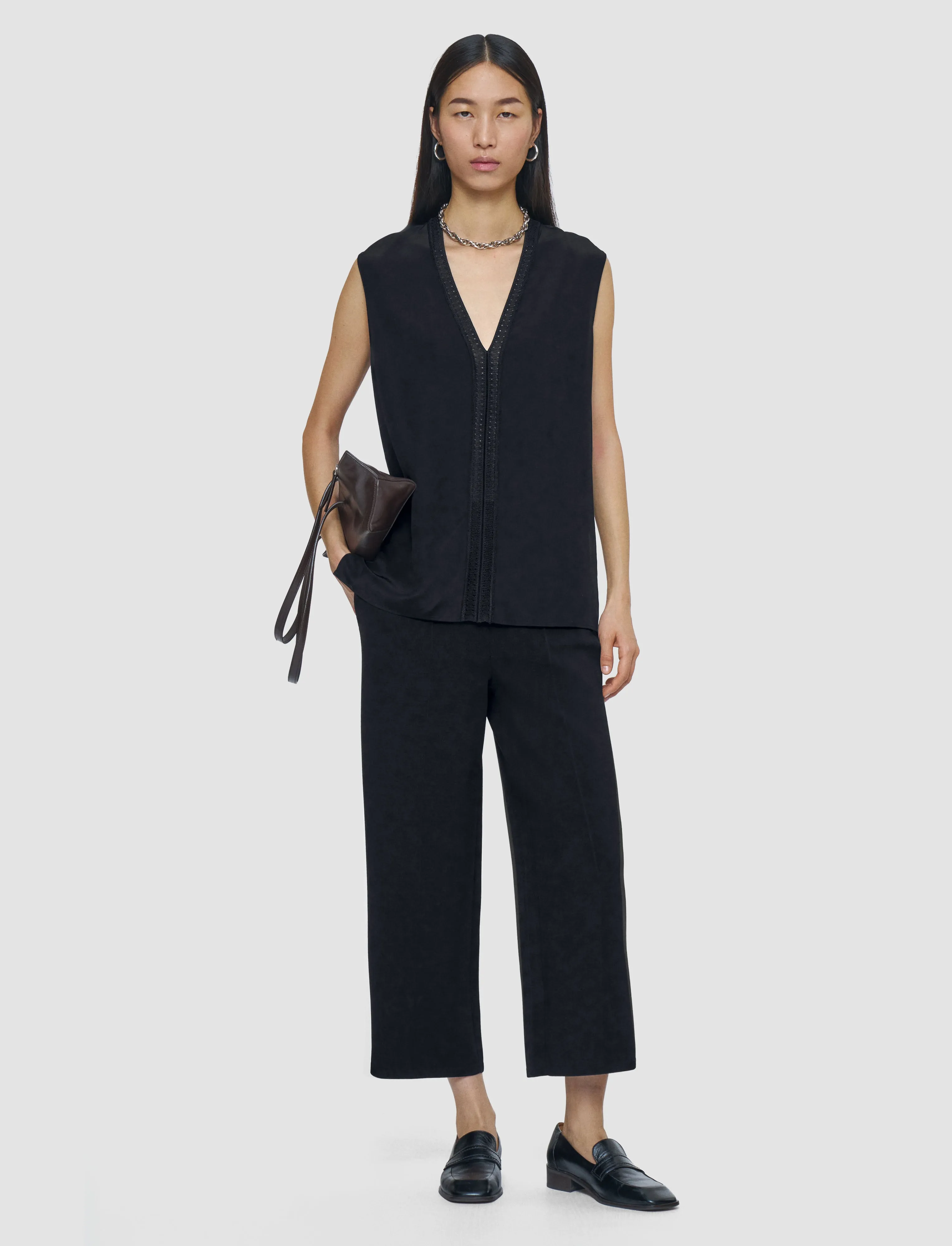 Louis Crepe de Soie Silk Blouse sold by Joseph product image thumbnail 2