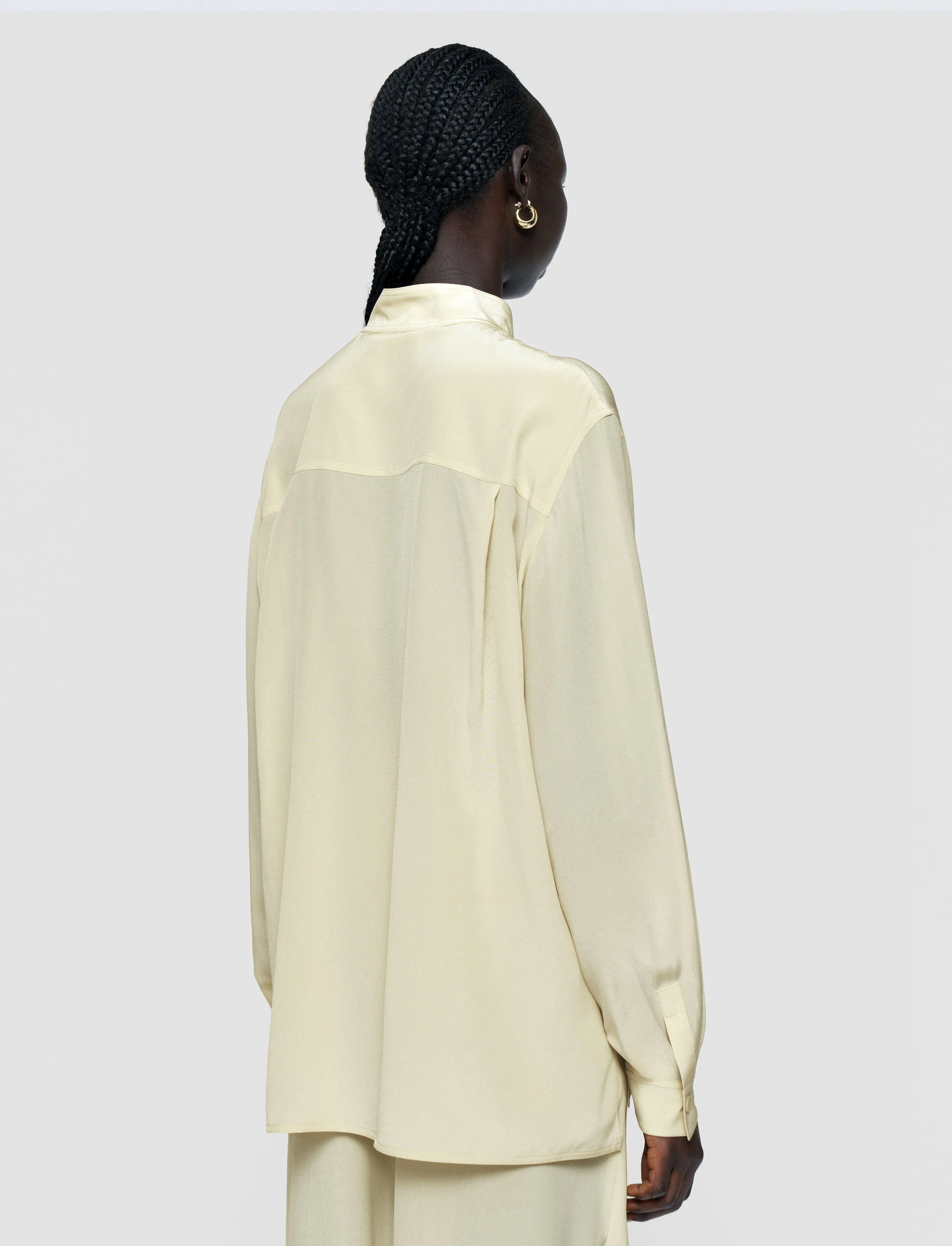 Lamy Crepe de Soie Silk Jacket sold by Joseph product image thumbnail 4