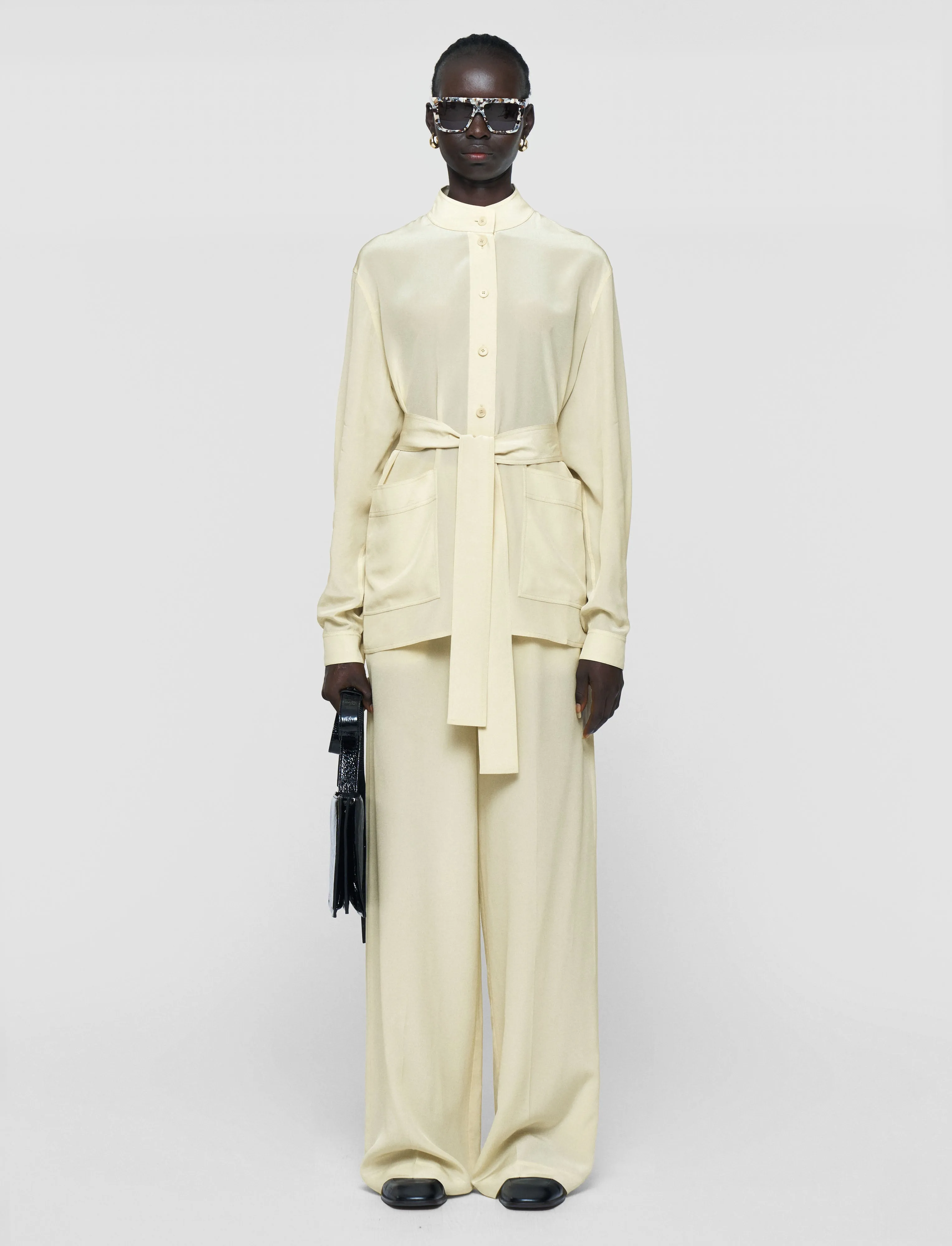 Lamy Crepe de Soie Silk Jacket sold by Joseph product image thumbnail 2