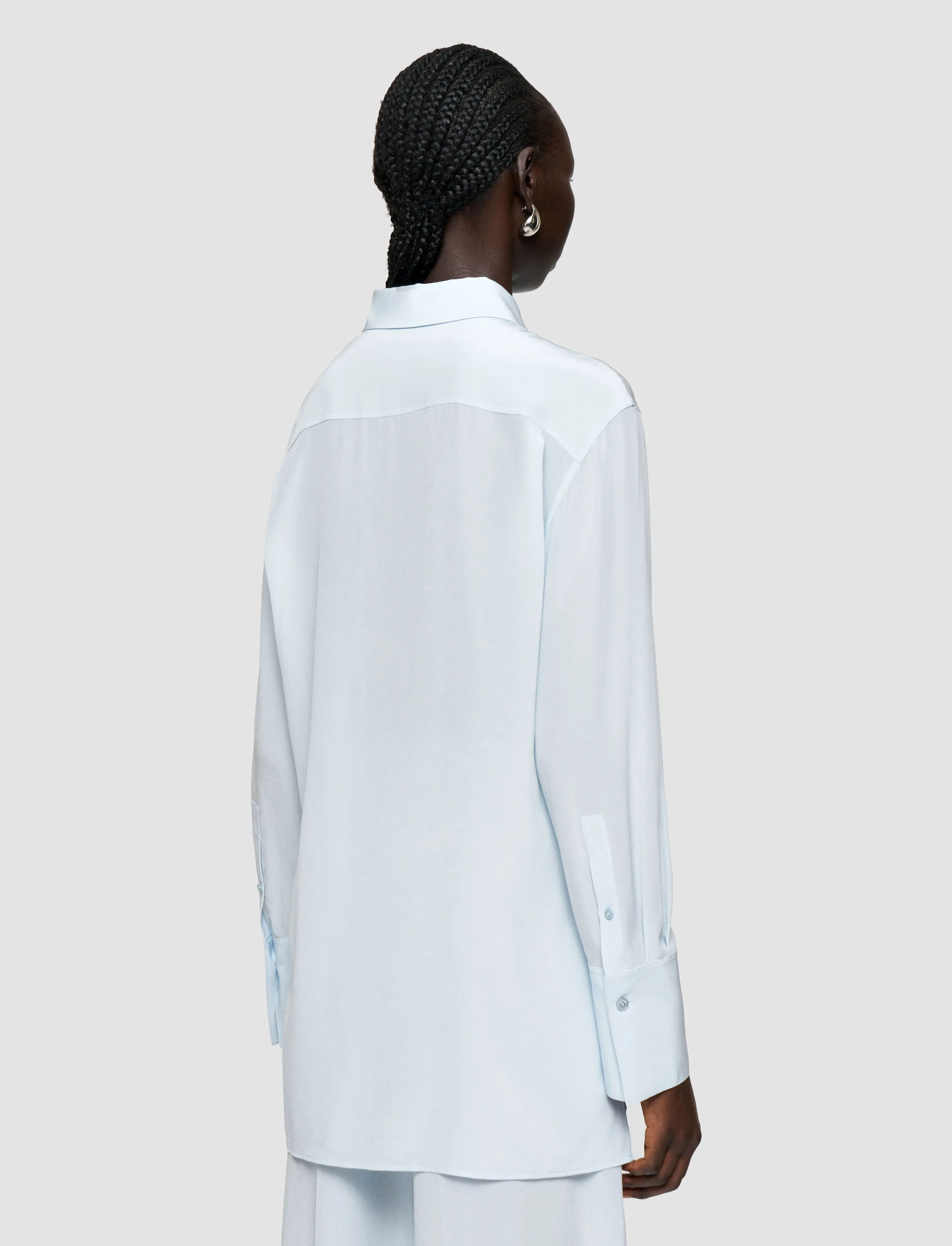 Bold Crepe de Soie Silk Blouse sold by Joseph product image thumbnail 3