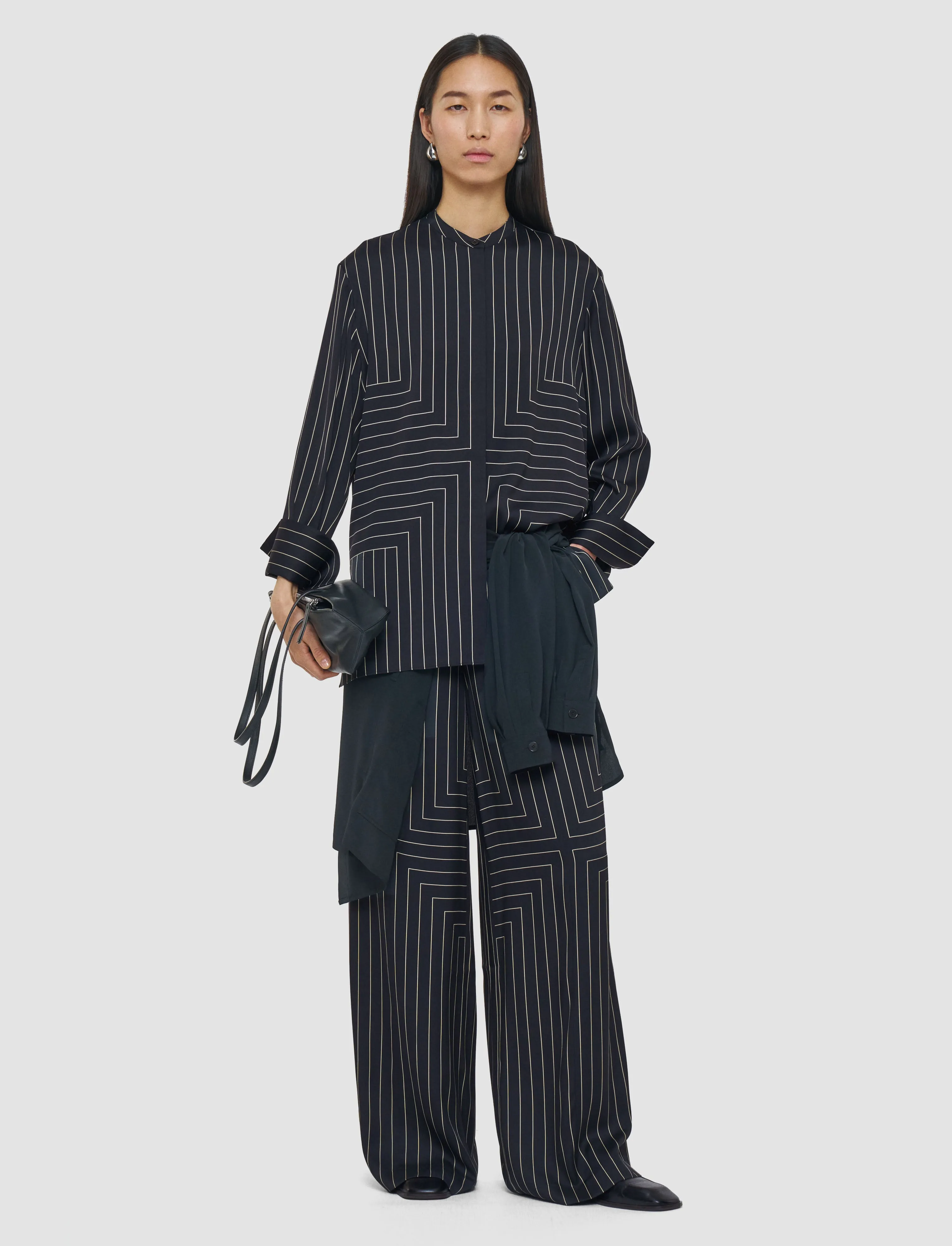 Athena Geometric Print Silk Blouse sold by Joseph product image thumbnail 2