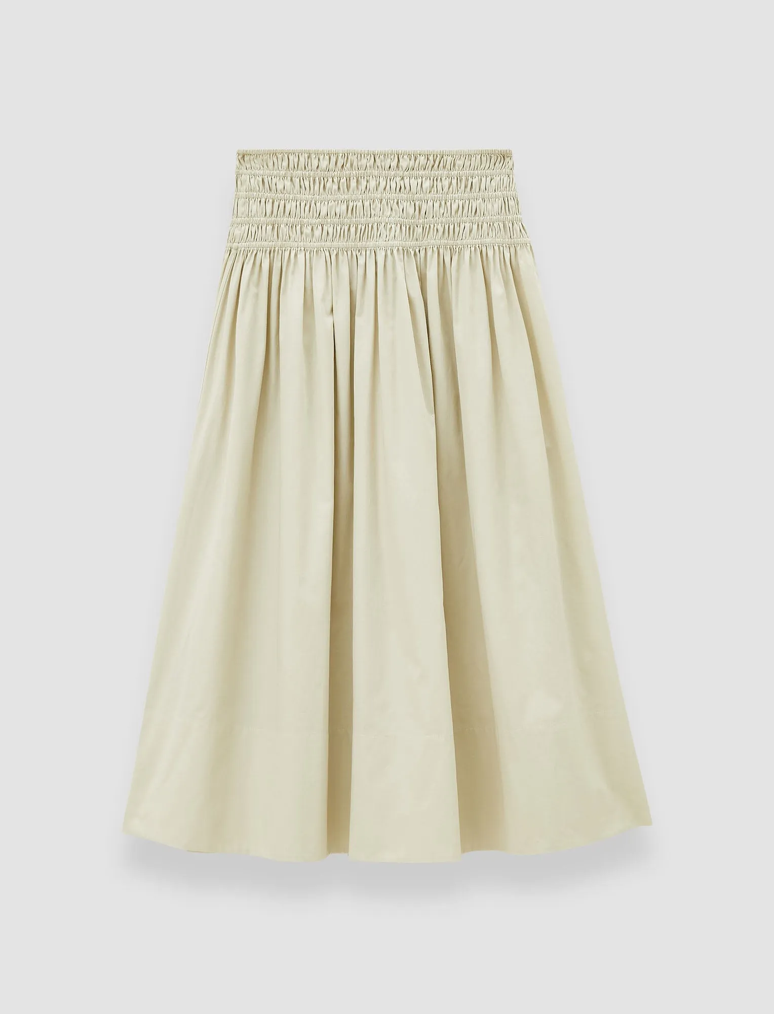 Leonie Cotton Sateen Skirt sold by Joseph