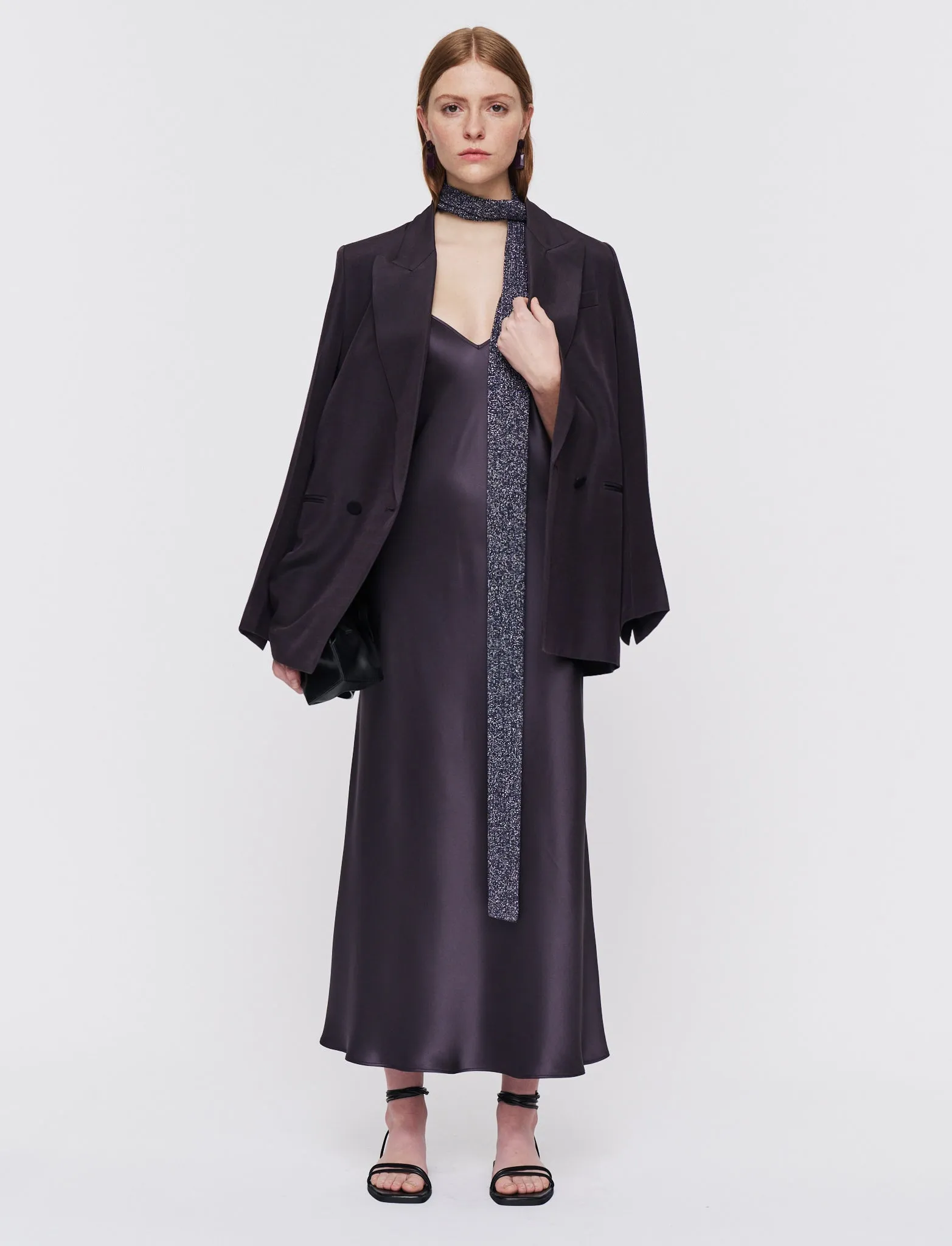 Clea Silk Satin Dress sold by Joseph product image thumbnail 5