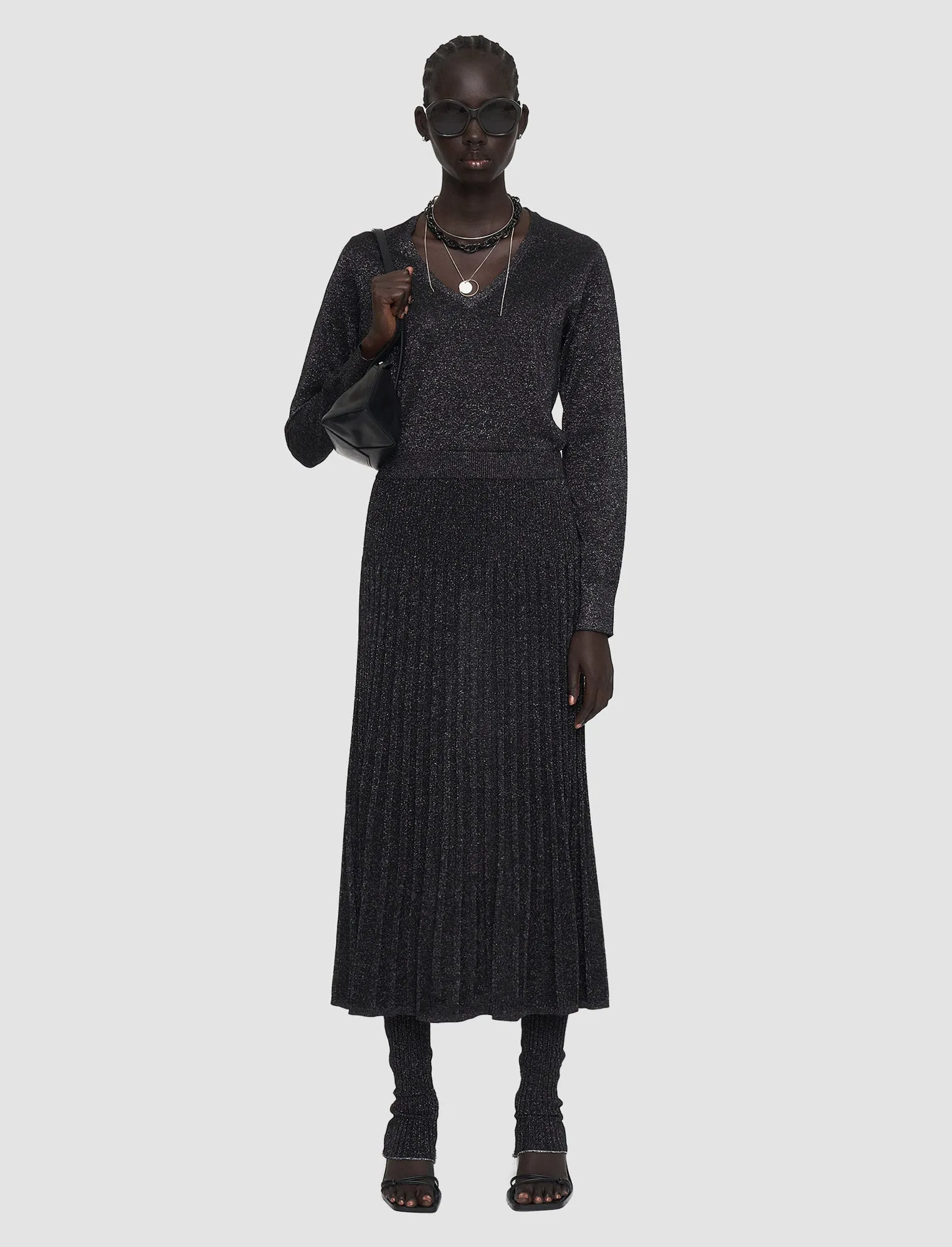 Lurex Knit Skirt sold by Joseph product image thumbnail 2
