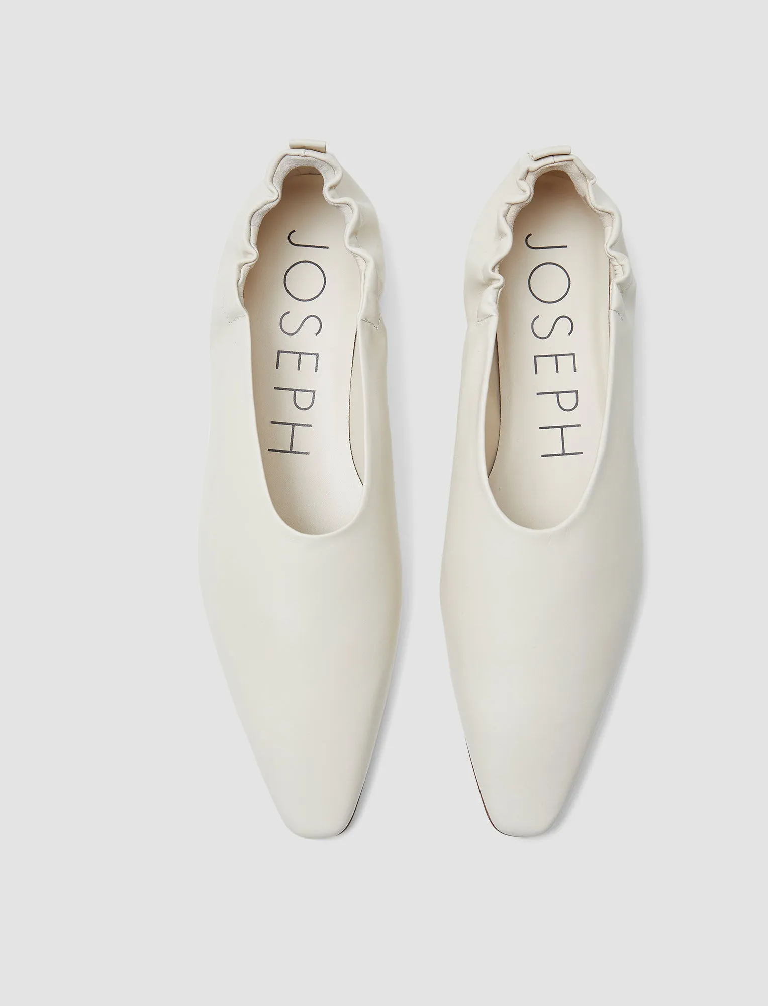 Leather Pointy Ballerina Shoes sold by Joseph product image thumbnail 2