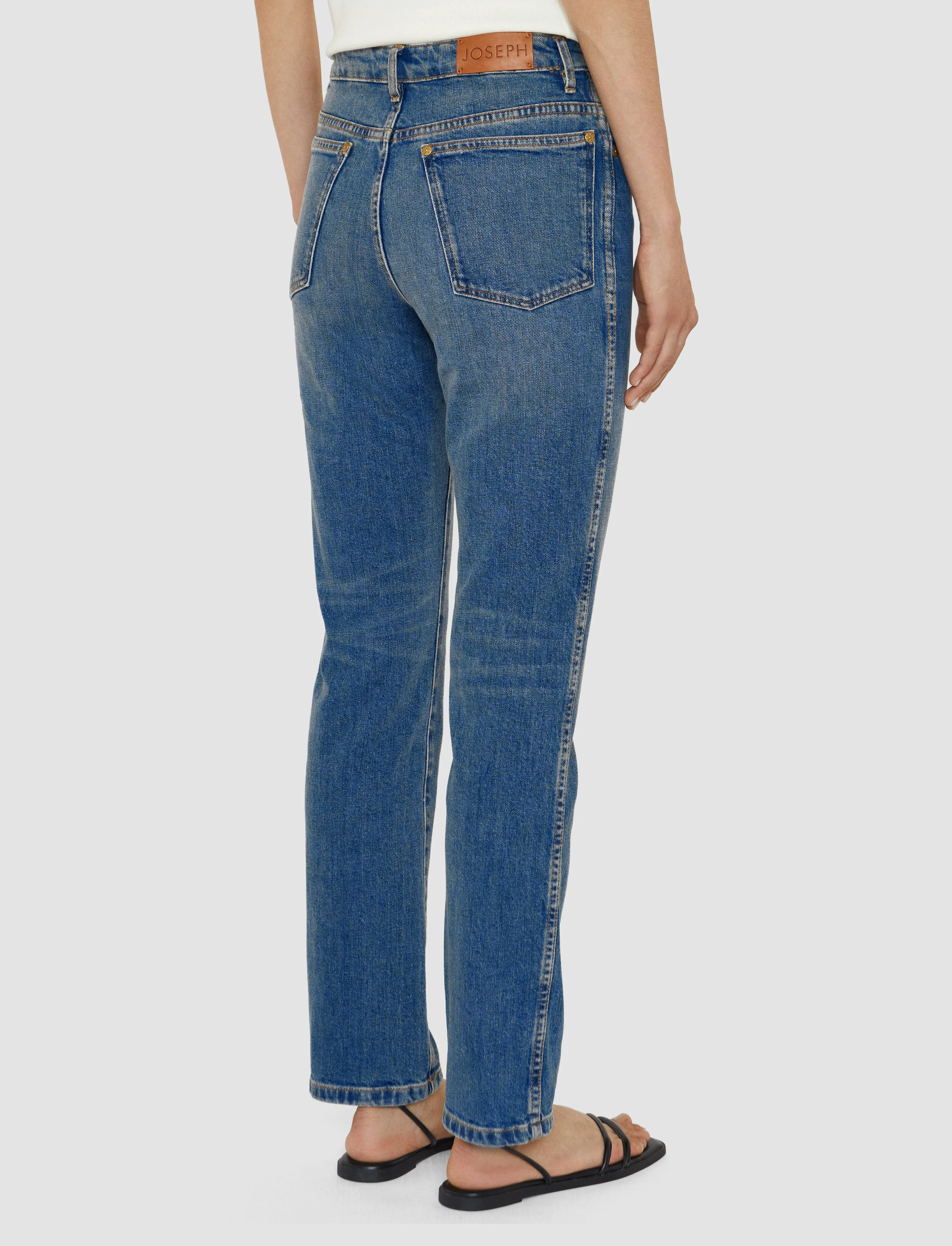 Denim Stretch York Trousers sold by Joseph product image thumbnail 3