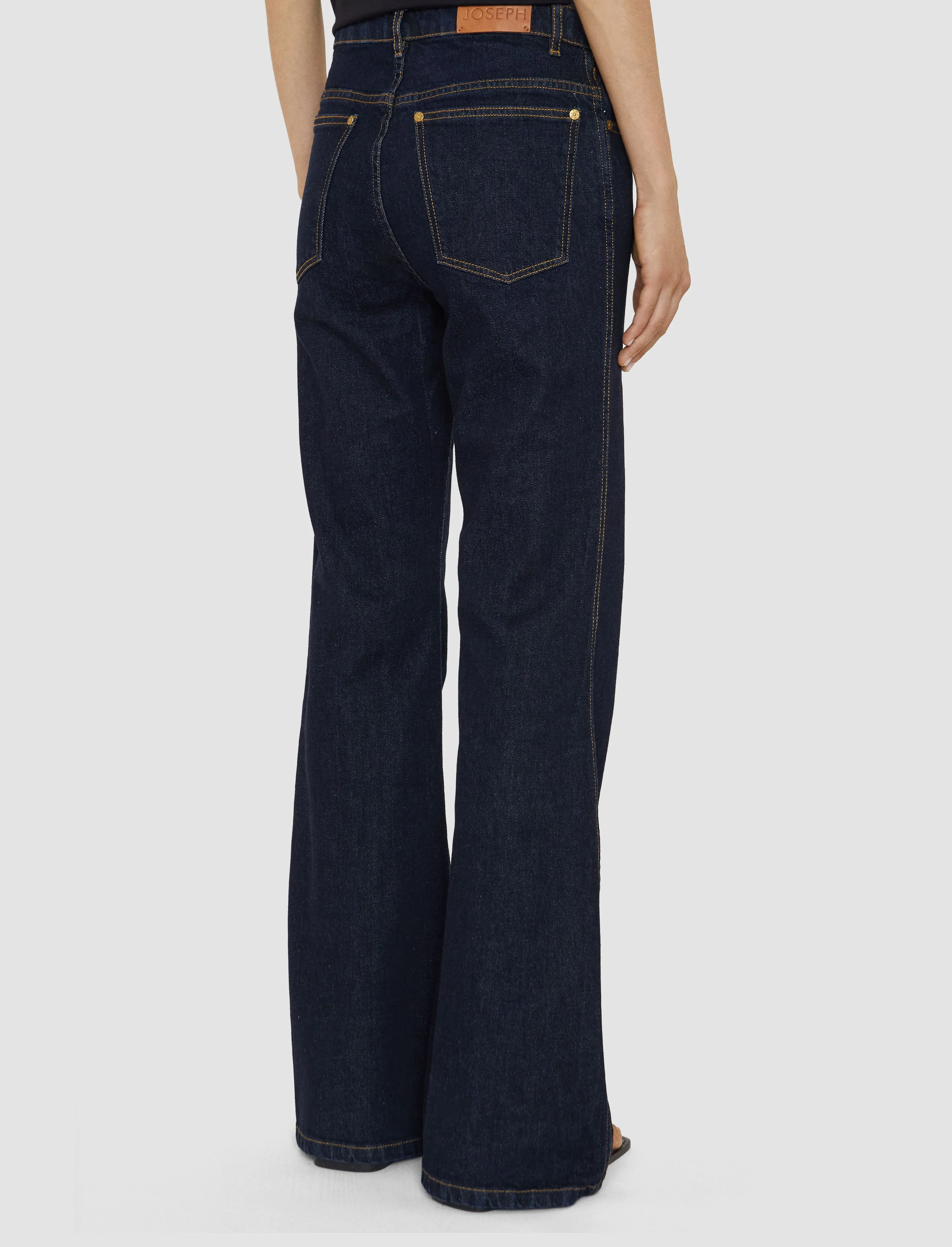 Denim Stretch Bond Trousers sold by Joseph product image thumbnail 3