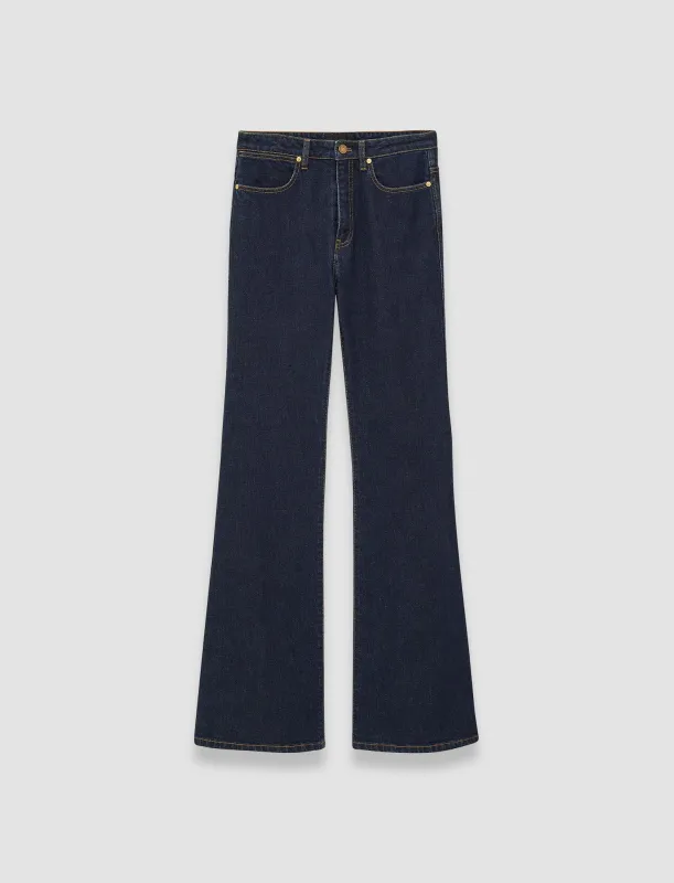 Denim Stretch Bond Trousers sold by Joseph