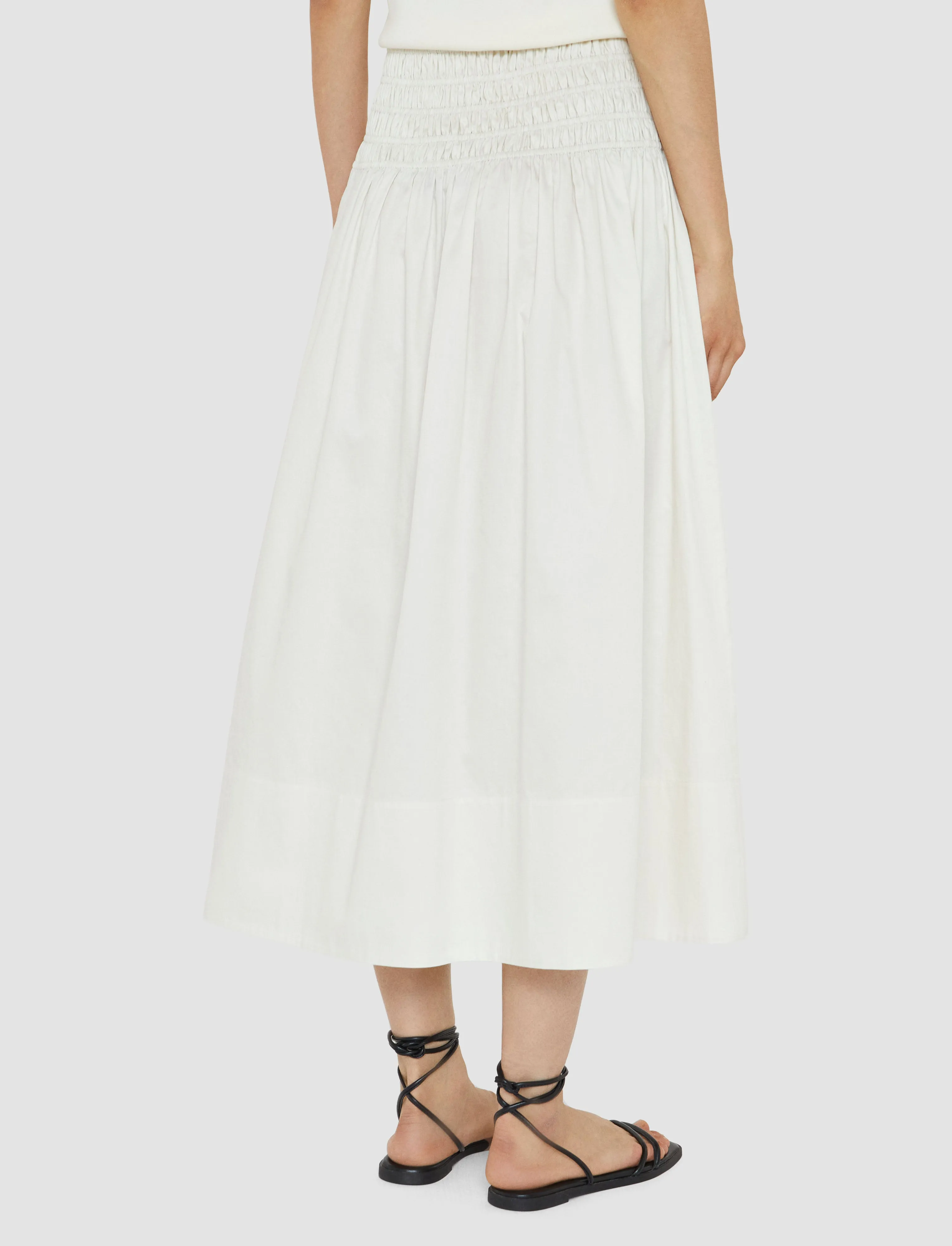 Leonie Cotton Sateen Skirt sold by Joseph product image thumbnail 3