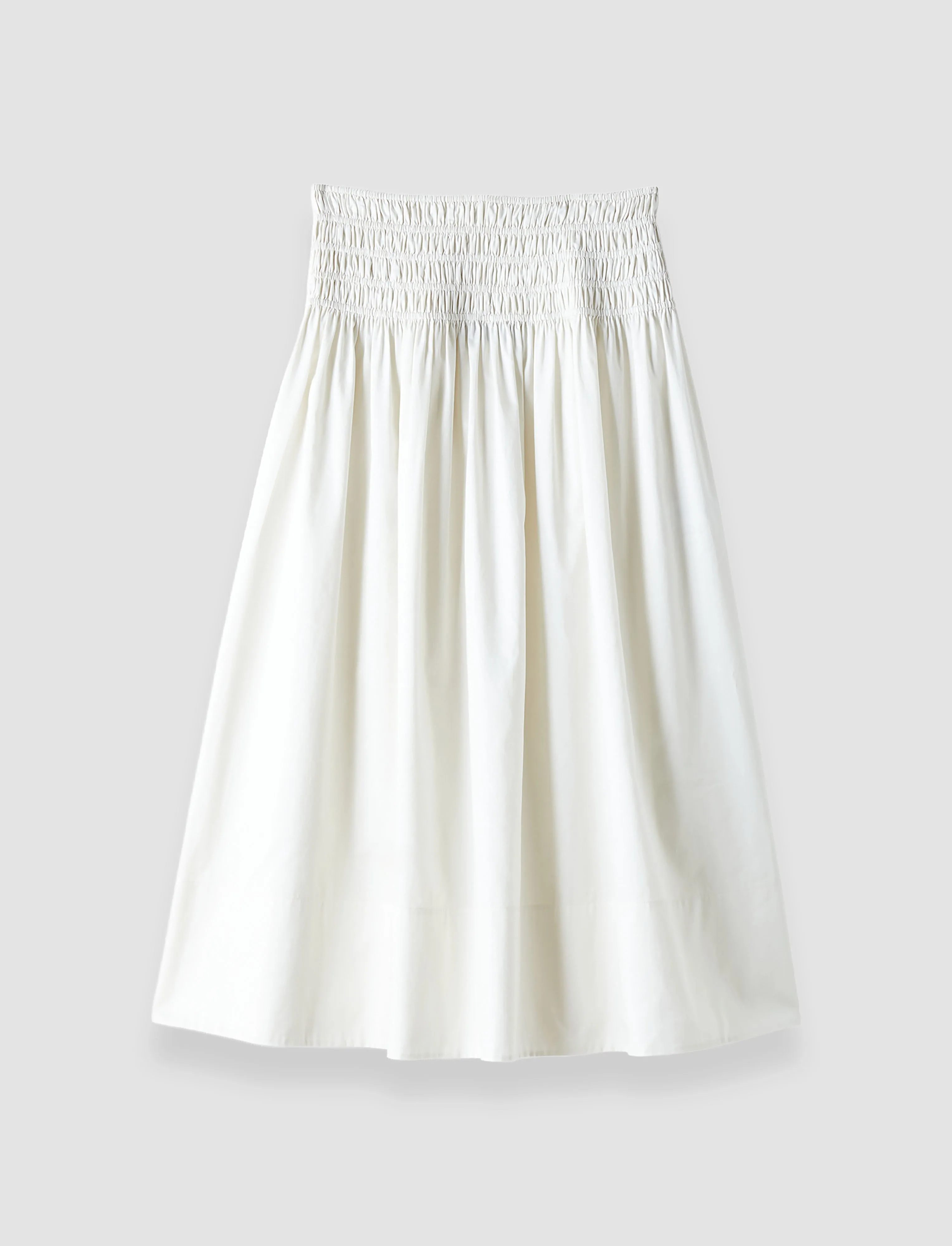 Leonie Cotton Sateen Skirt sold by Joseph
