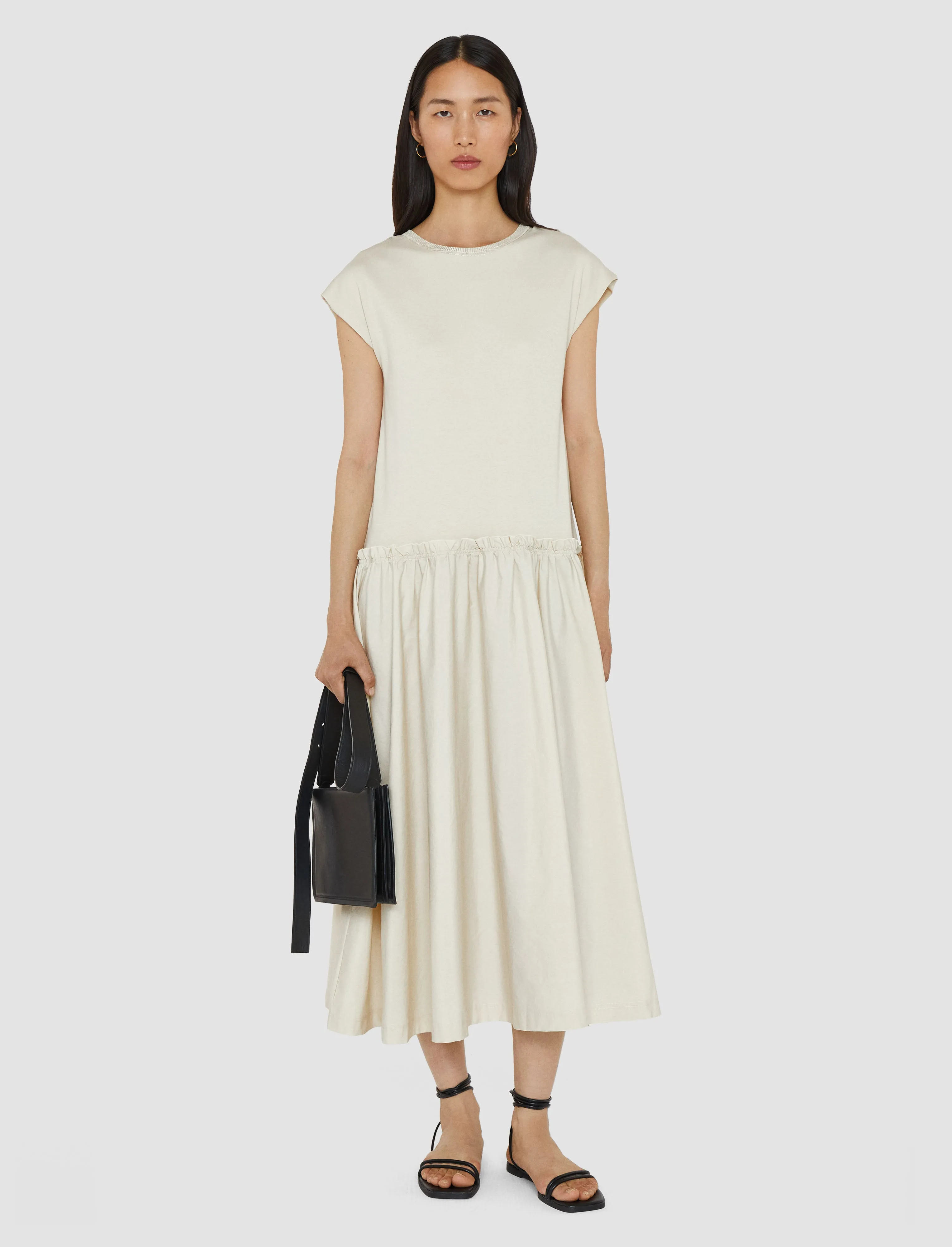 Cotton Poplin Jersey Dress sold by Joseph product image thumbnail 2