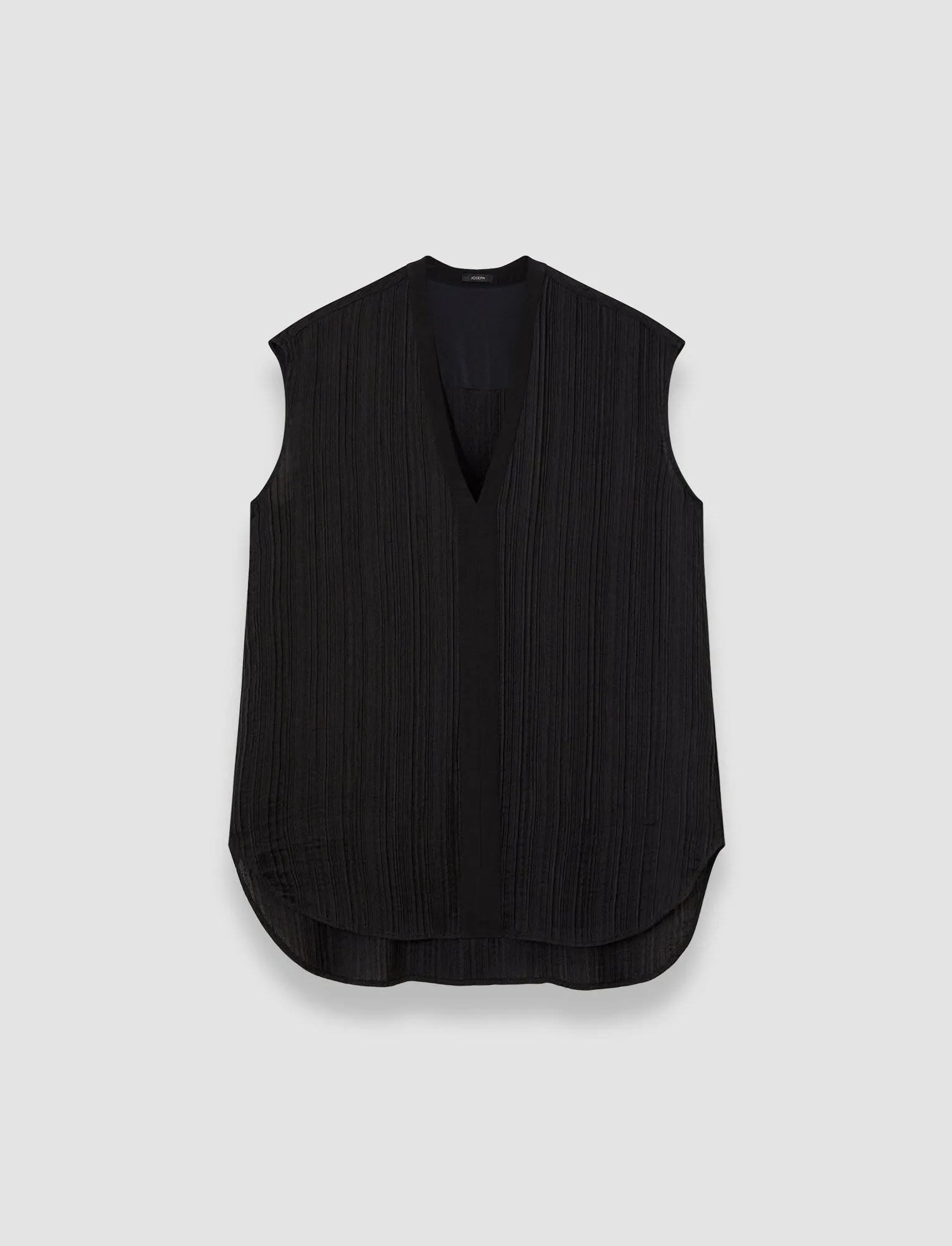 Lucien Pleat Jacquard Blouse sold by Joseph