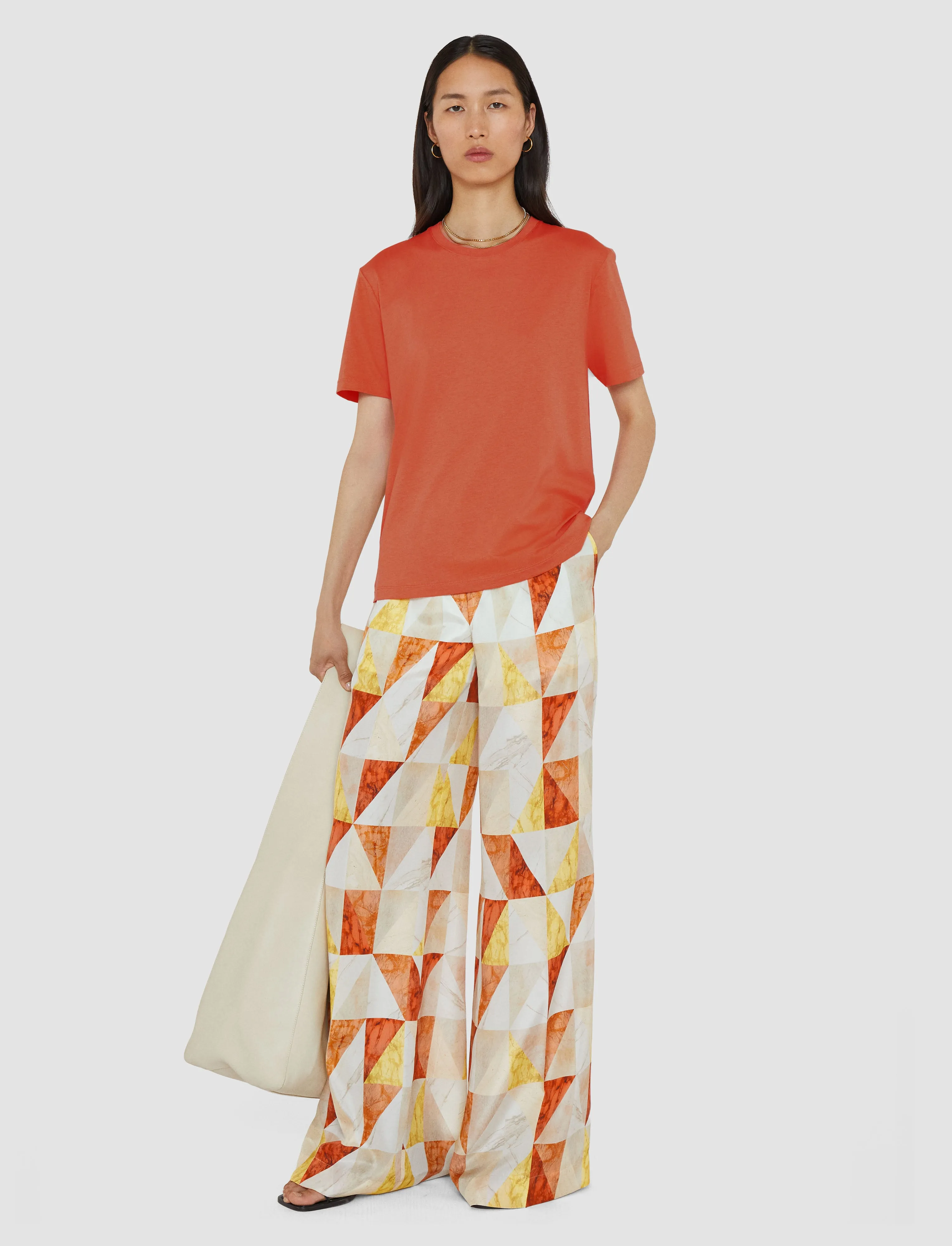 Cotton Silk Jersey T-Shirt sold by Joseph product image thumbnail 2