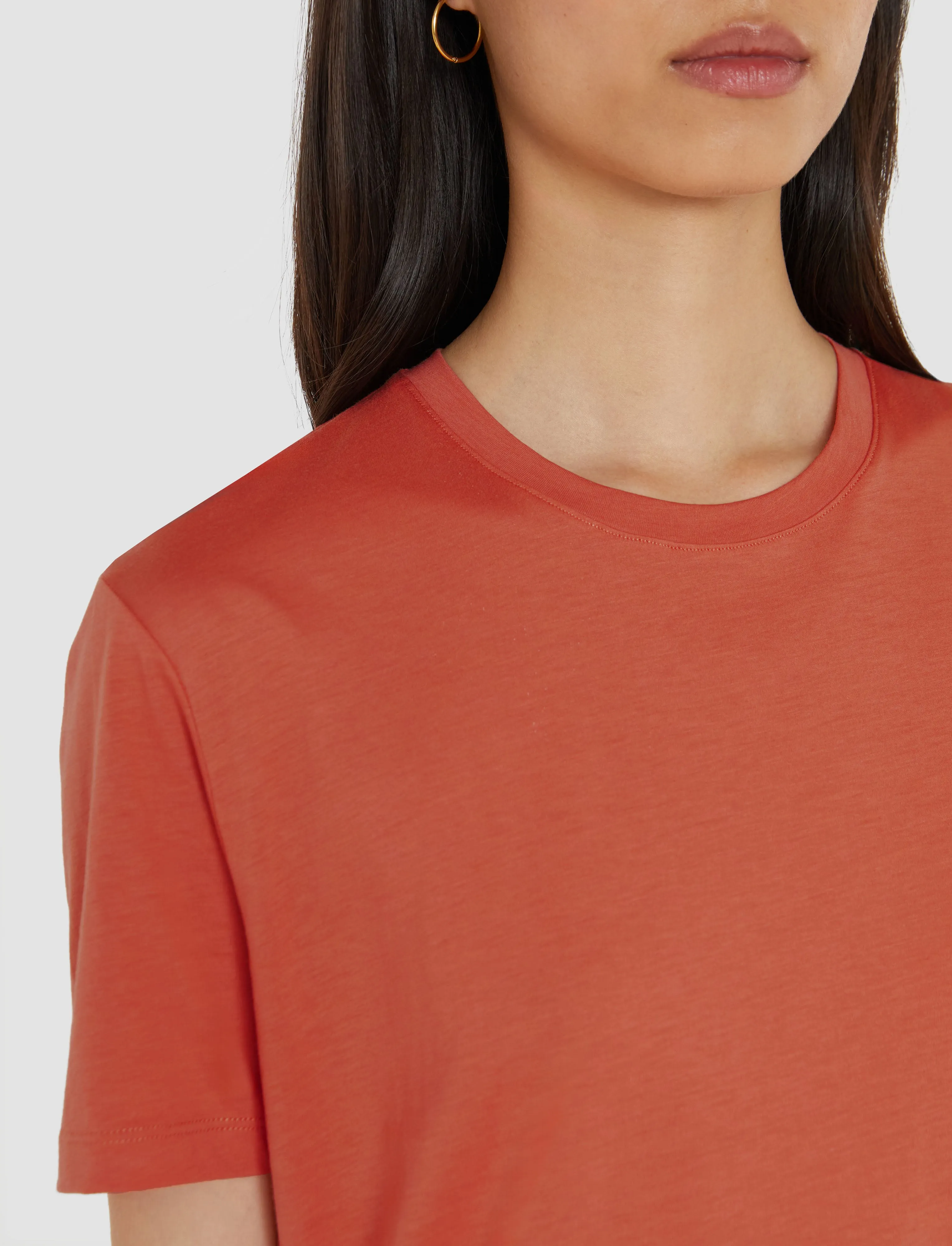 Cotton Silk Jersey T-Shirt sold by Joseph product image thumbnail 5