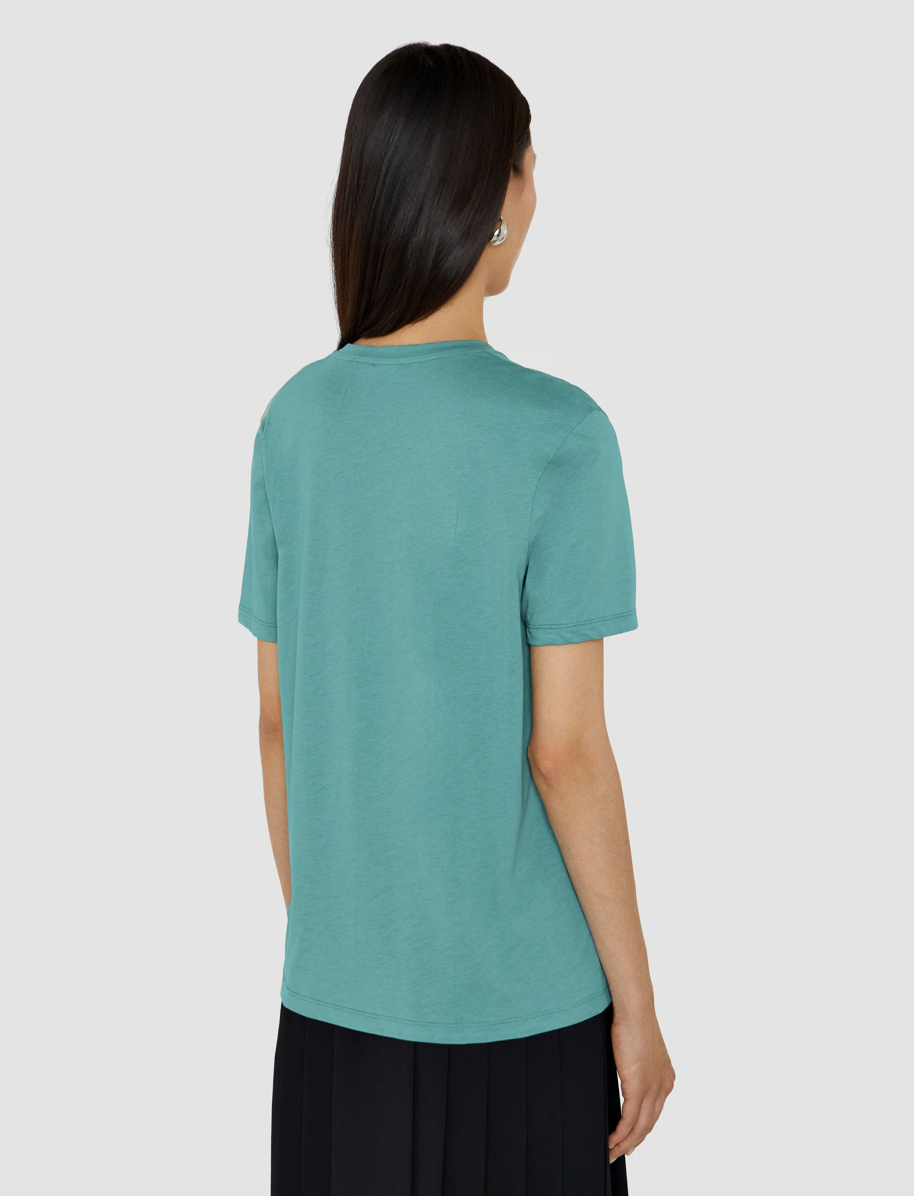 Cotton Silk Jersey T-Shirt sold by Joseph product image thumbnail 4